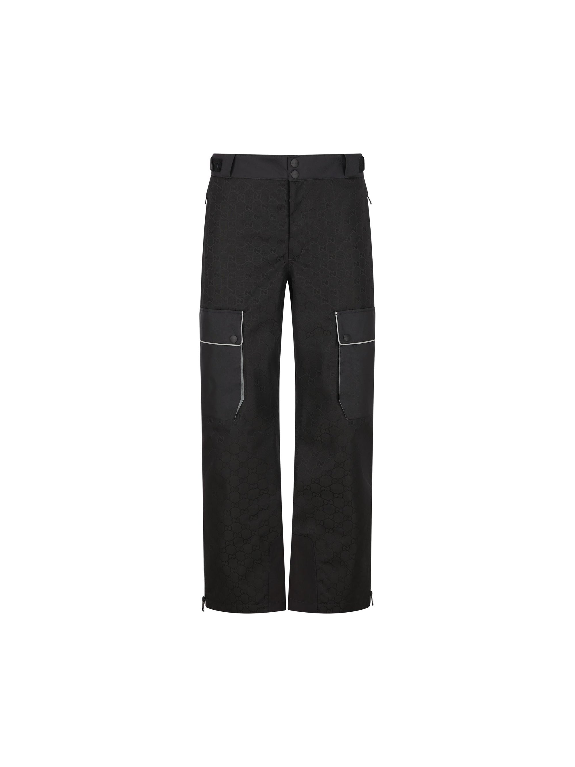 Trousers In Gg Fabric Gucci – Гарантія оригінальності – боковий вид