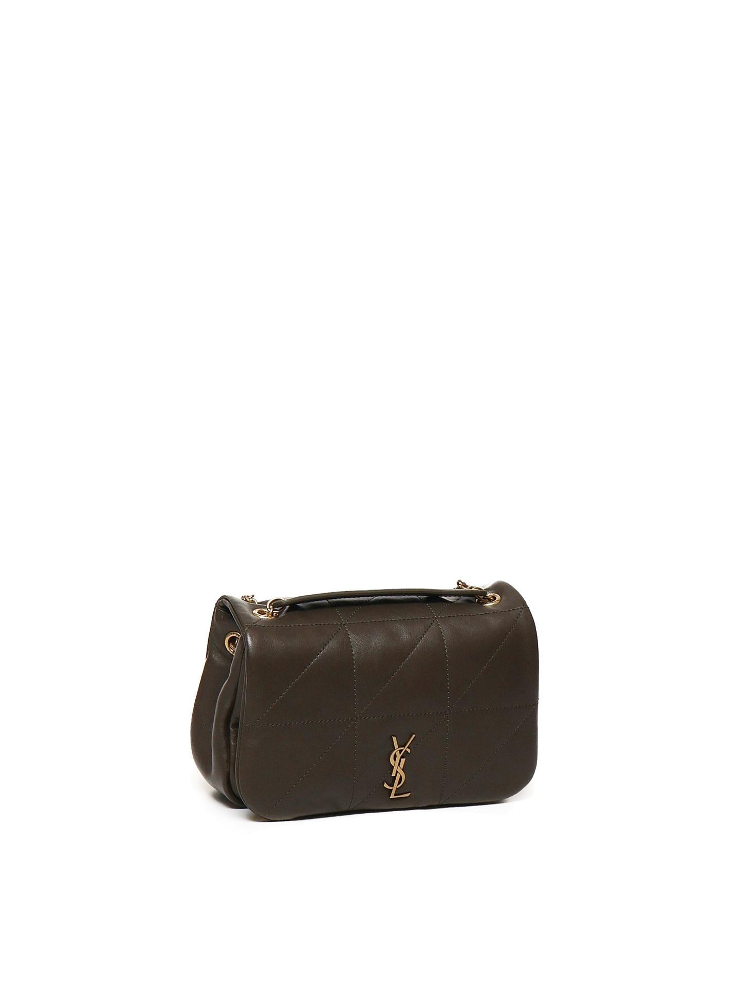 Mini Borsa Jamie Con Catena In Pelle Dagnello Saint laurent оригінал – Купити в Україні – вид ззаду