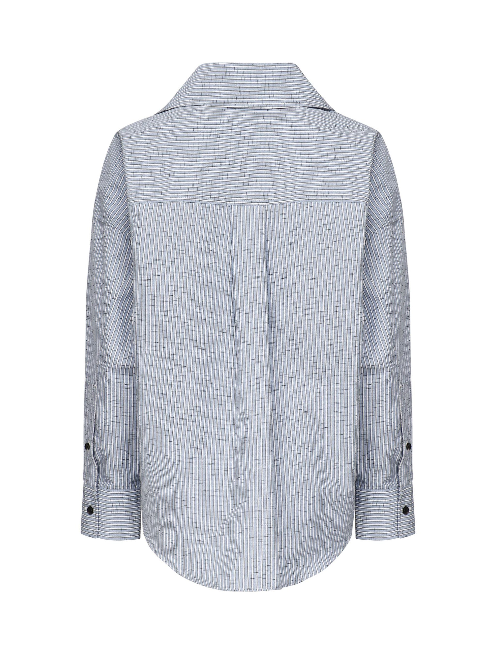 Оригінальна Camicia A Righe In Cotone E Lino Bottega veneta – детальний вид