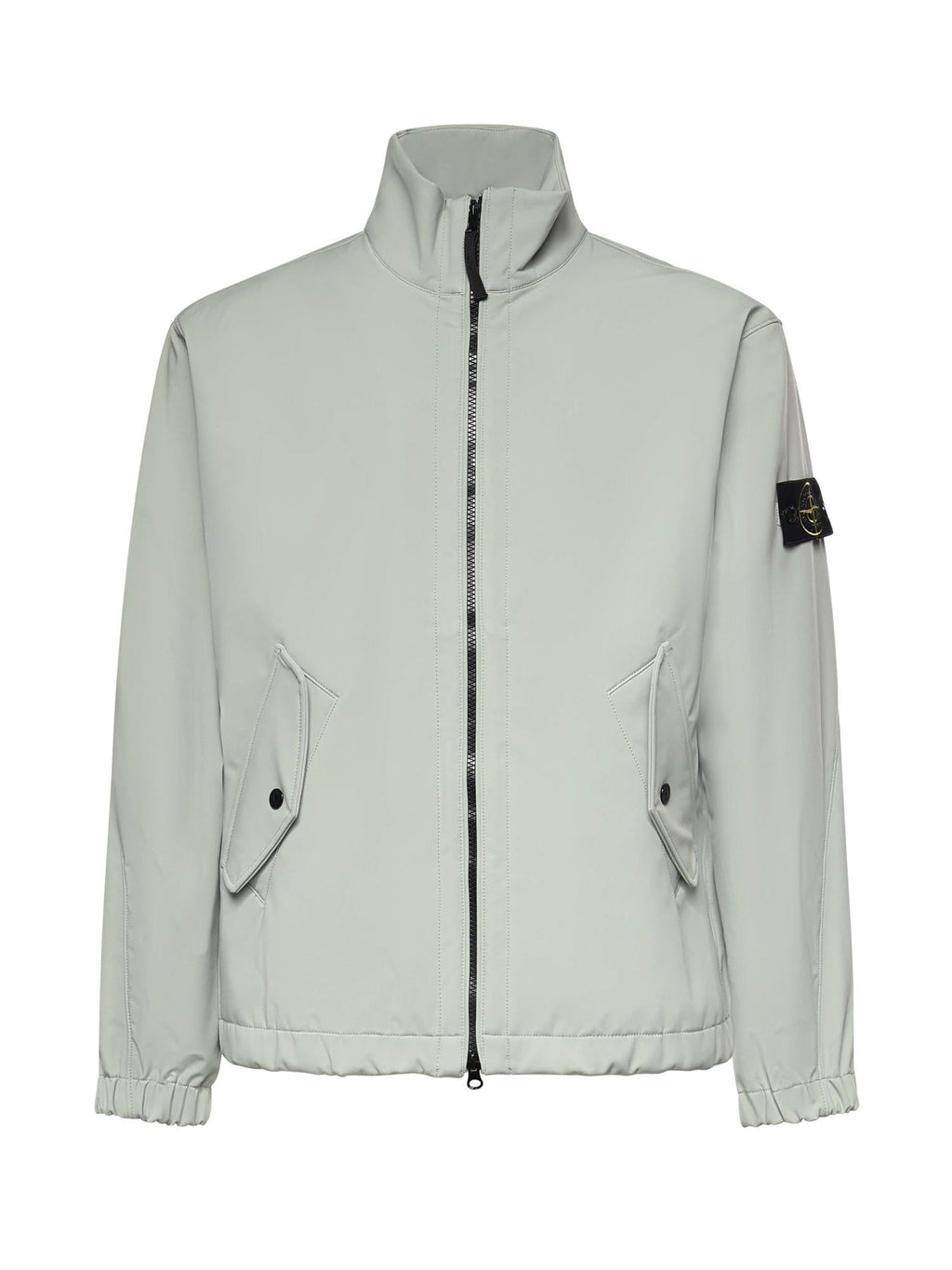Оригінальна Giacca Light Soft Shell-R E.dye Technology Con Logo Stone island – боковий вид