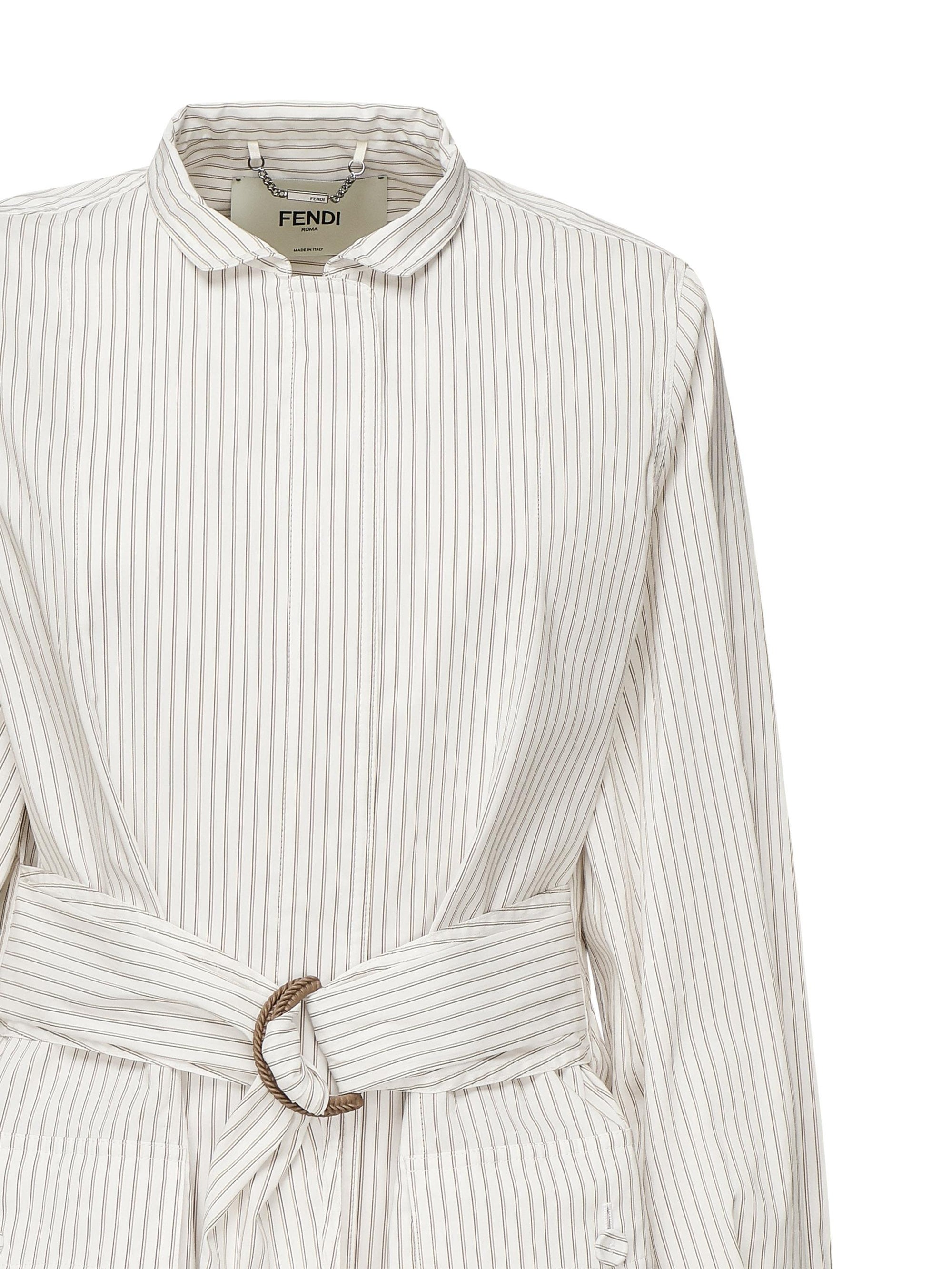 Оригінальна Blouson In Cotone E Seta Fendi – вид ззаду