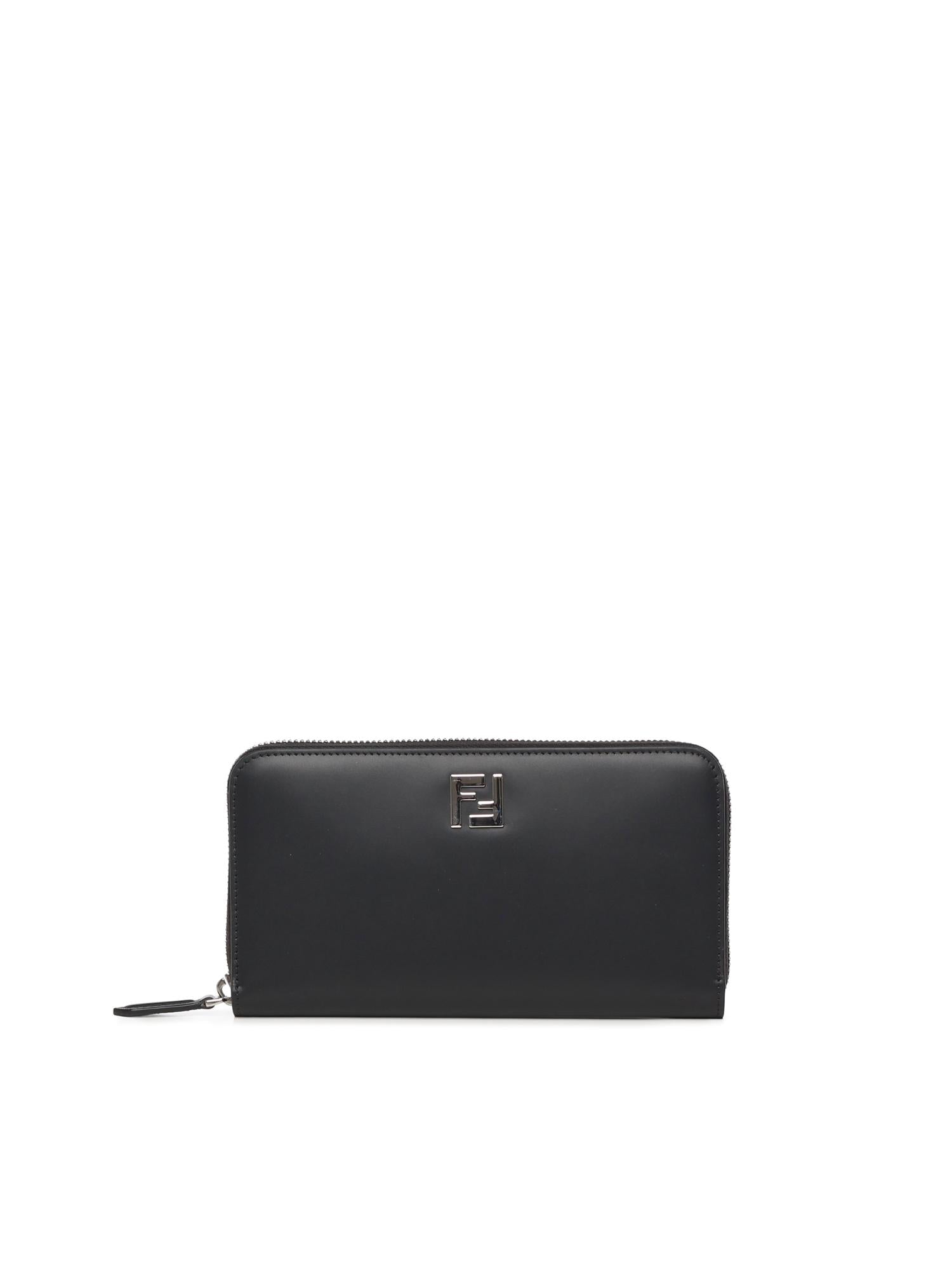 Portafoglio Zip Around Squared Ff Fendi – Гарантія оригінальності – боковий вид
