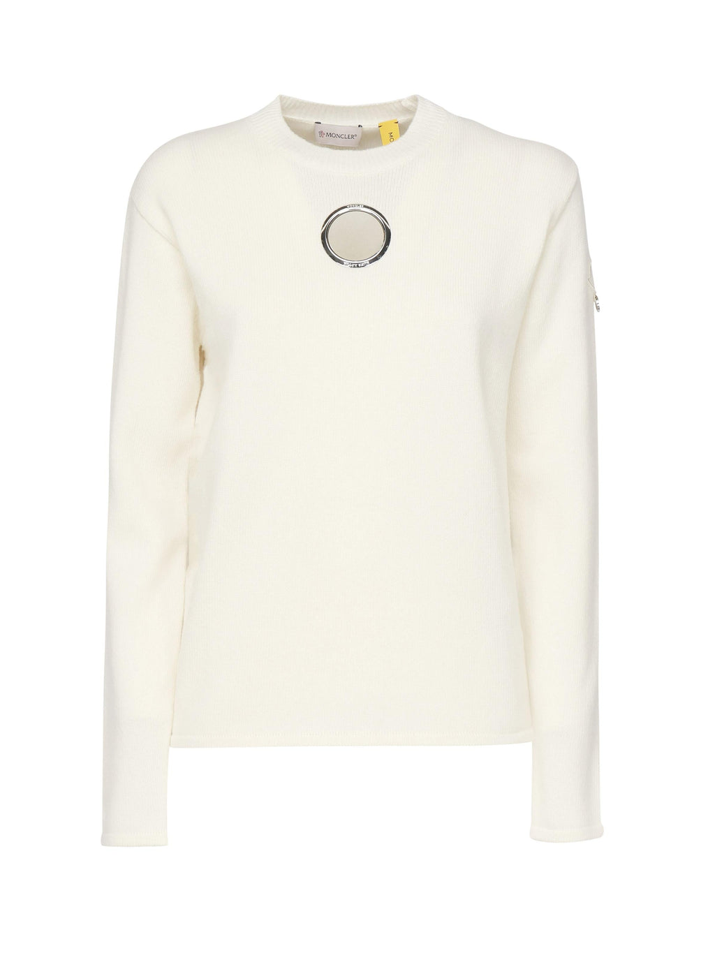 Оригінальна Maglione Moncler X Willow Smith Con Occhielli In Misto Lana Moncler – боковий вид