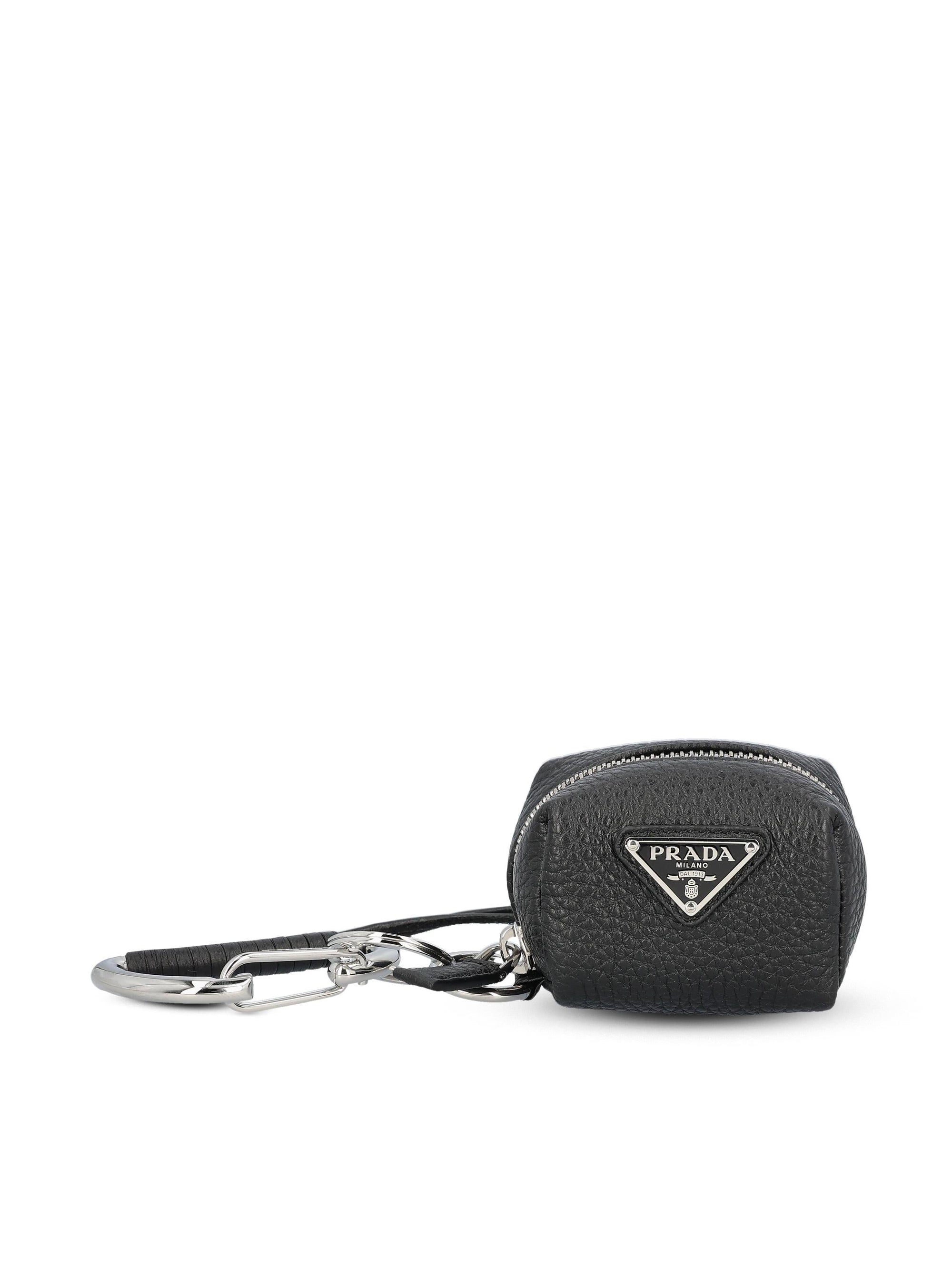 Leather Bag Charm Prada – Гарантія оригінальності – боковий вид