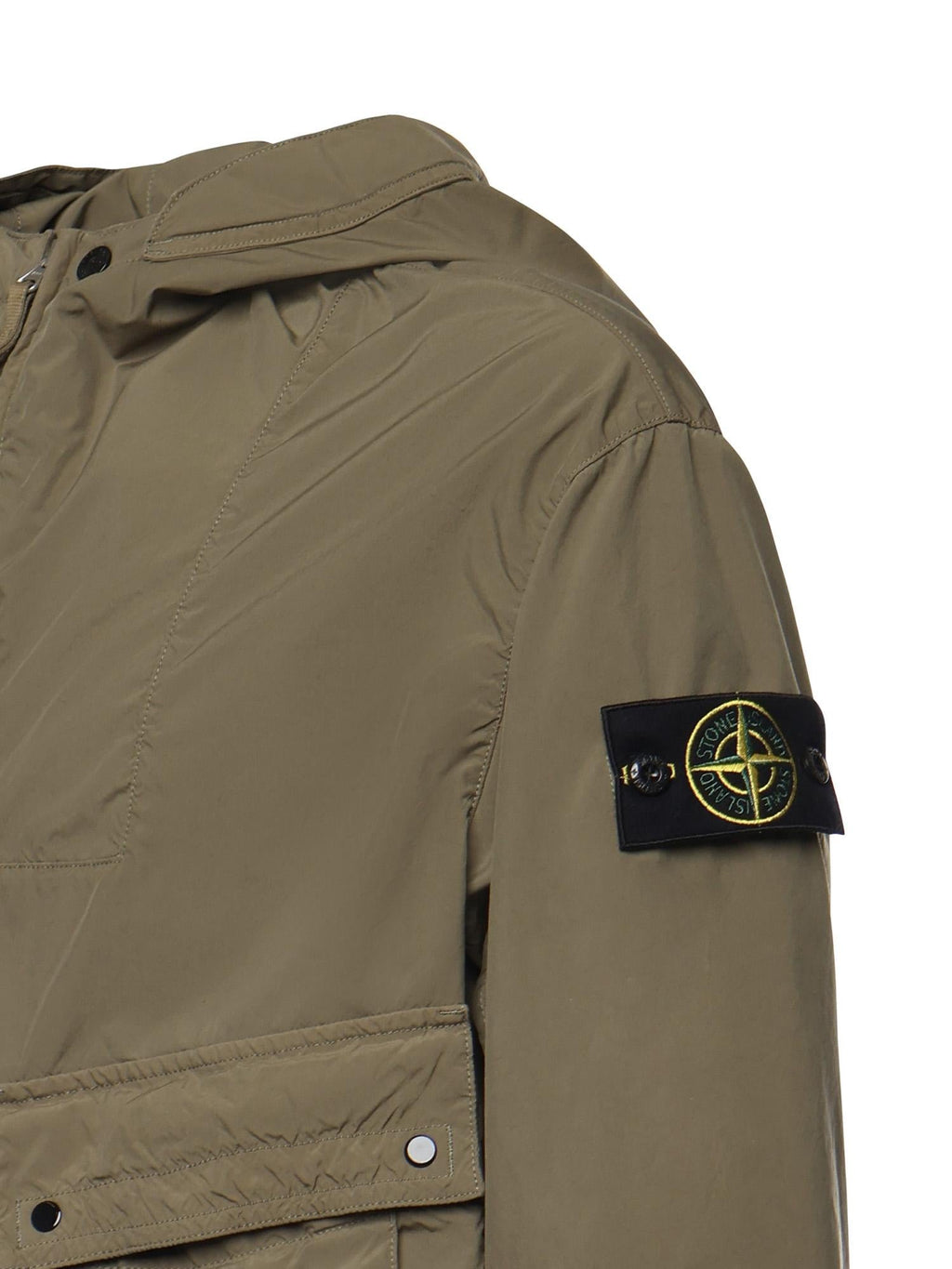 Giacca Con Cappuccio E Logo Stone island оригінал – Купити в Україні – вид ззаду