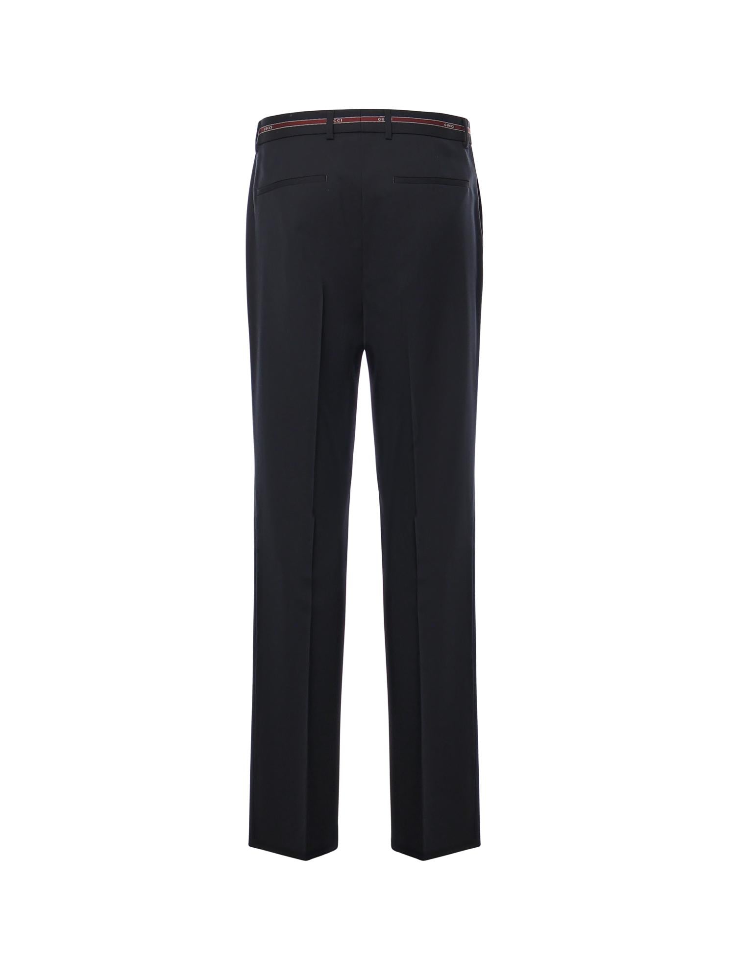 Оригінальна Pantalone In Lana Con Dettaglio Cimosa Gucci – детальний вид