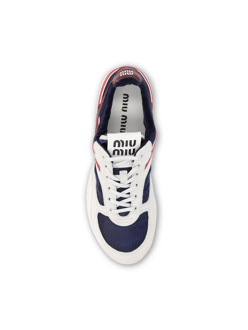 Оригінальна Gymnasium Sneakers In Fabric And Leather Miu miu – збільшений вид