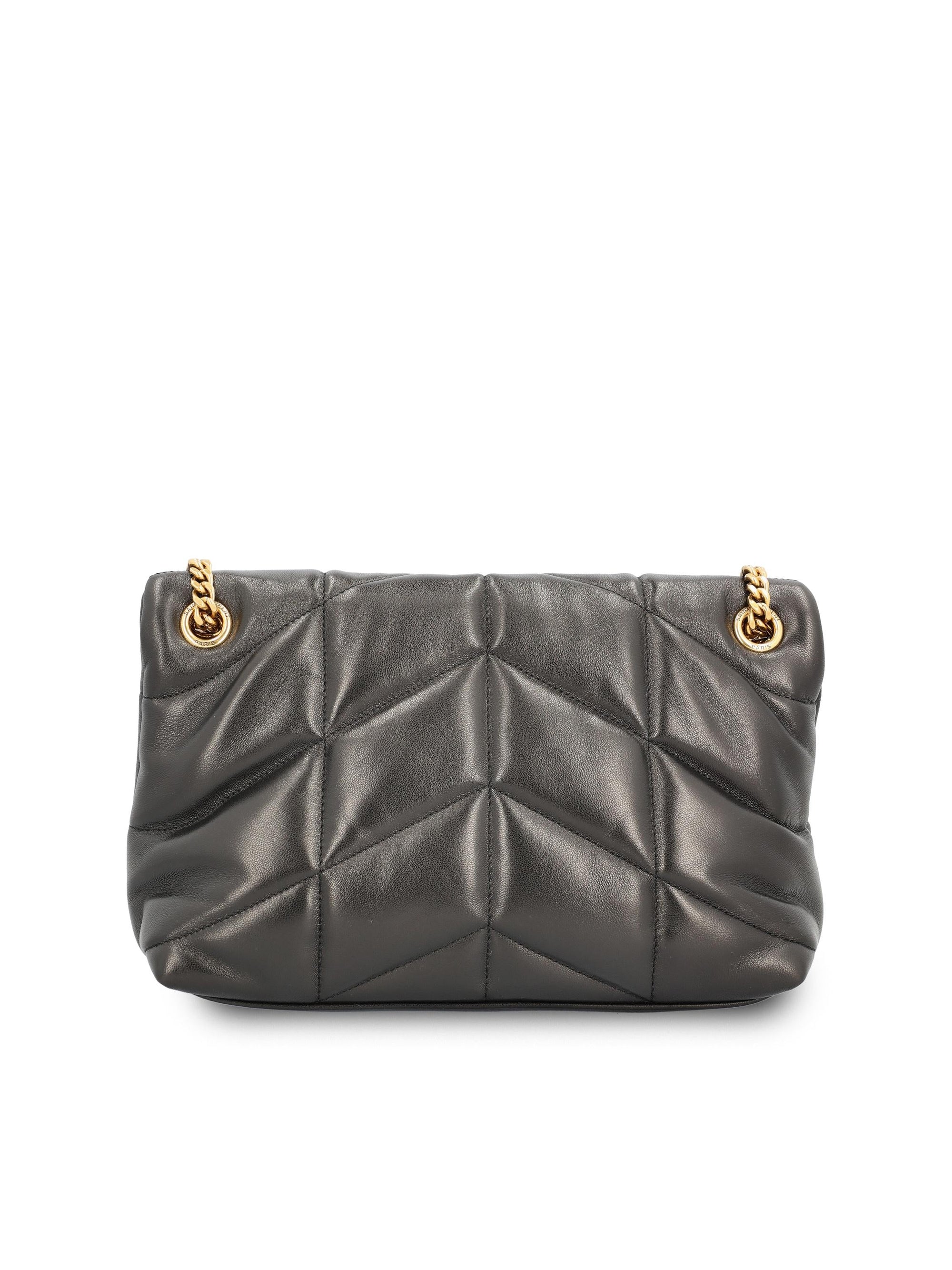 Small Leather Puffer Bag Saint laurent оригінал – Купити в Україні – вид ззаду