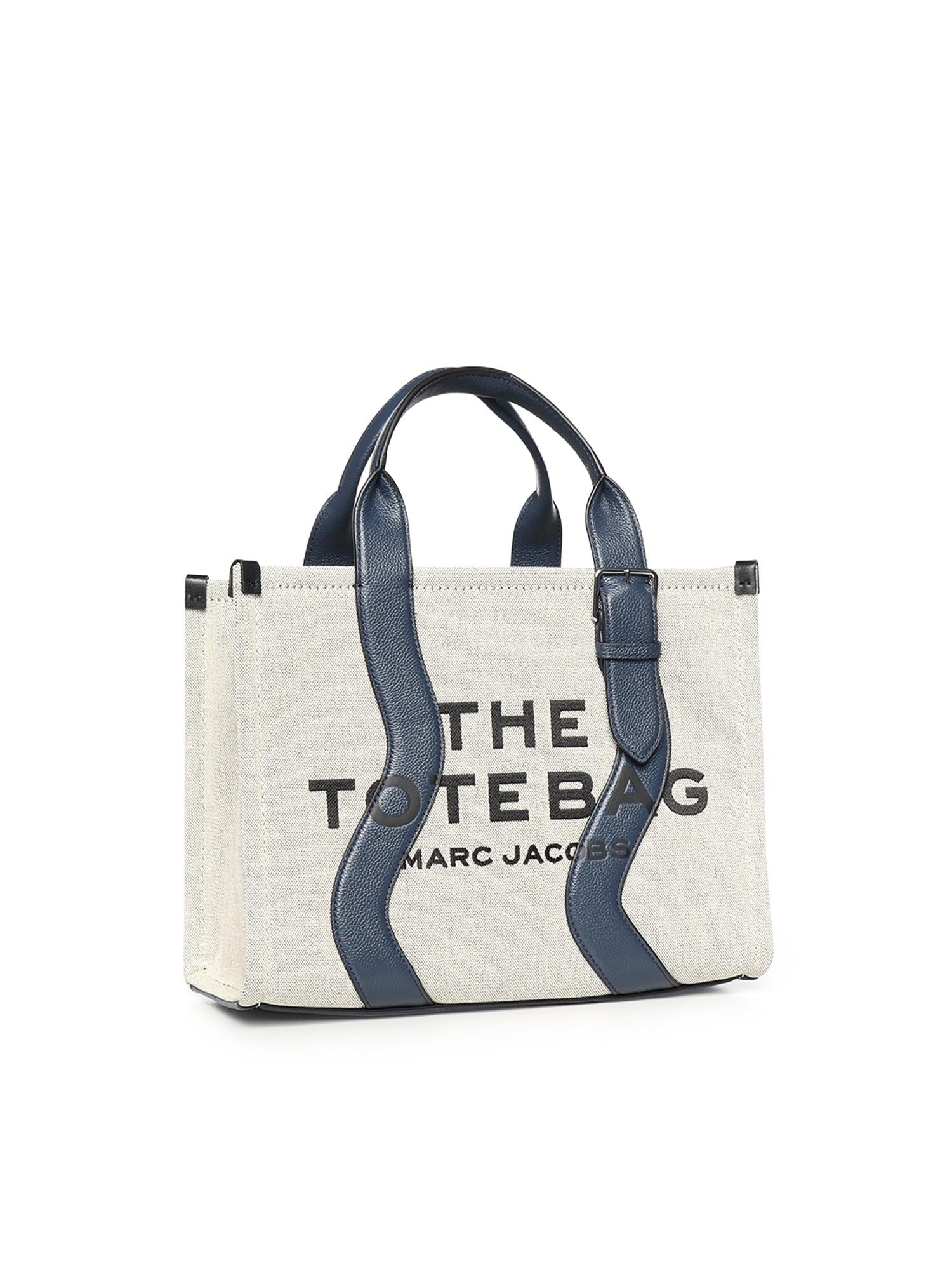 Borsa Tote The Wavy In Canvas Marc jacobs – Гарантія оригінальності – вид ззаду