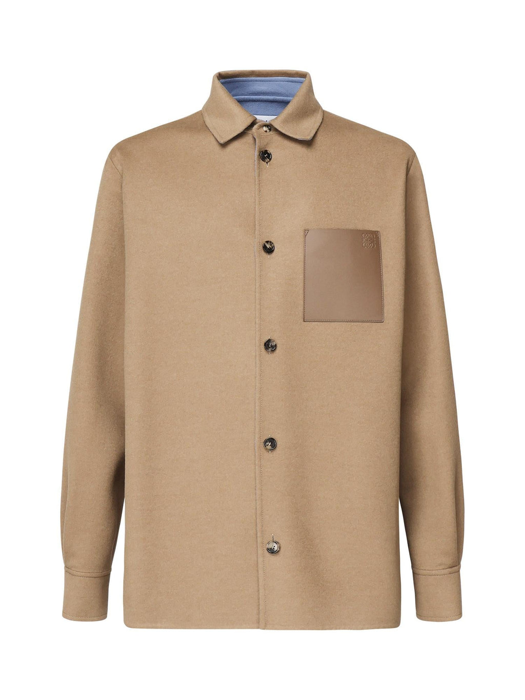 Giacca-Camicia In Lana Vergine E Cashmere Loewe оригінал – Купити в Україні – боковий вид