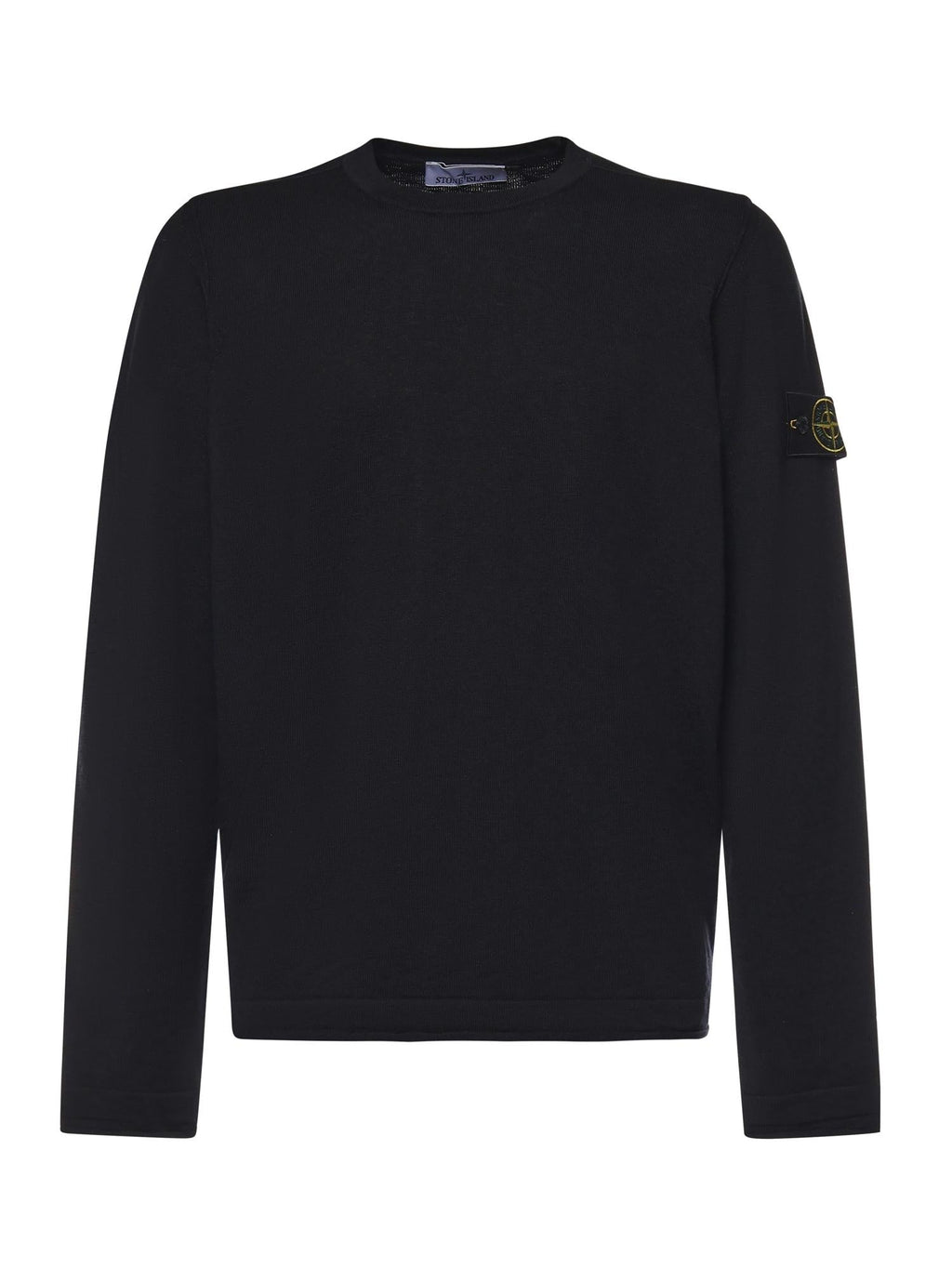 Оригінальна Maglione In Cotone E Nylon Con Logo Stone island – боковий вид