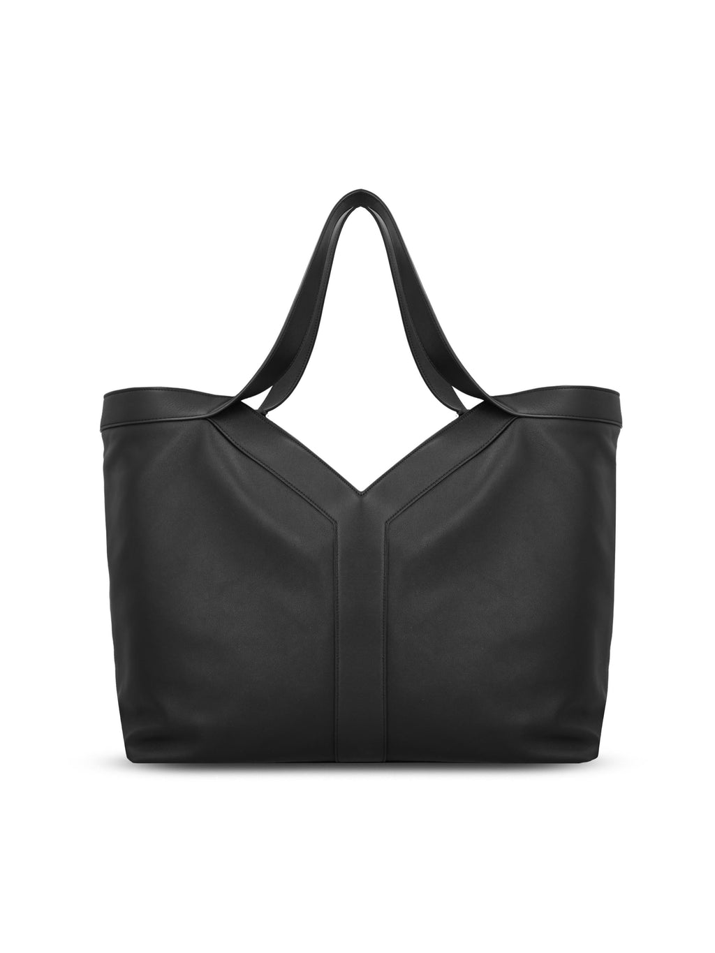 Tote Bag Y Oversize In Leather Saint laurent – Гарантія оригінальності – вид ззаду