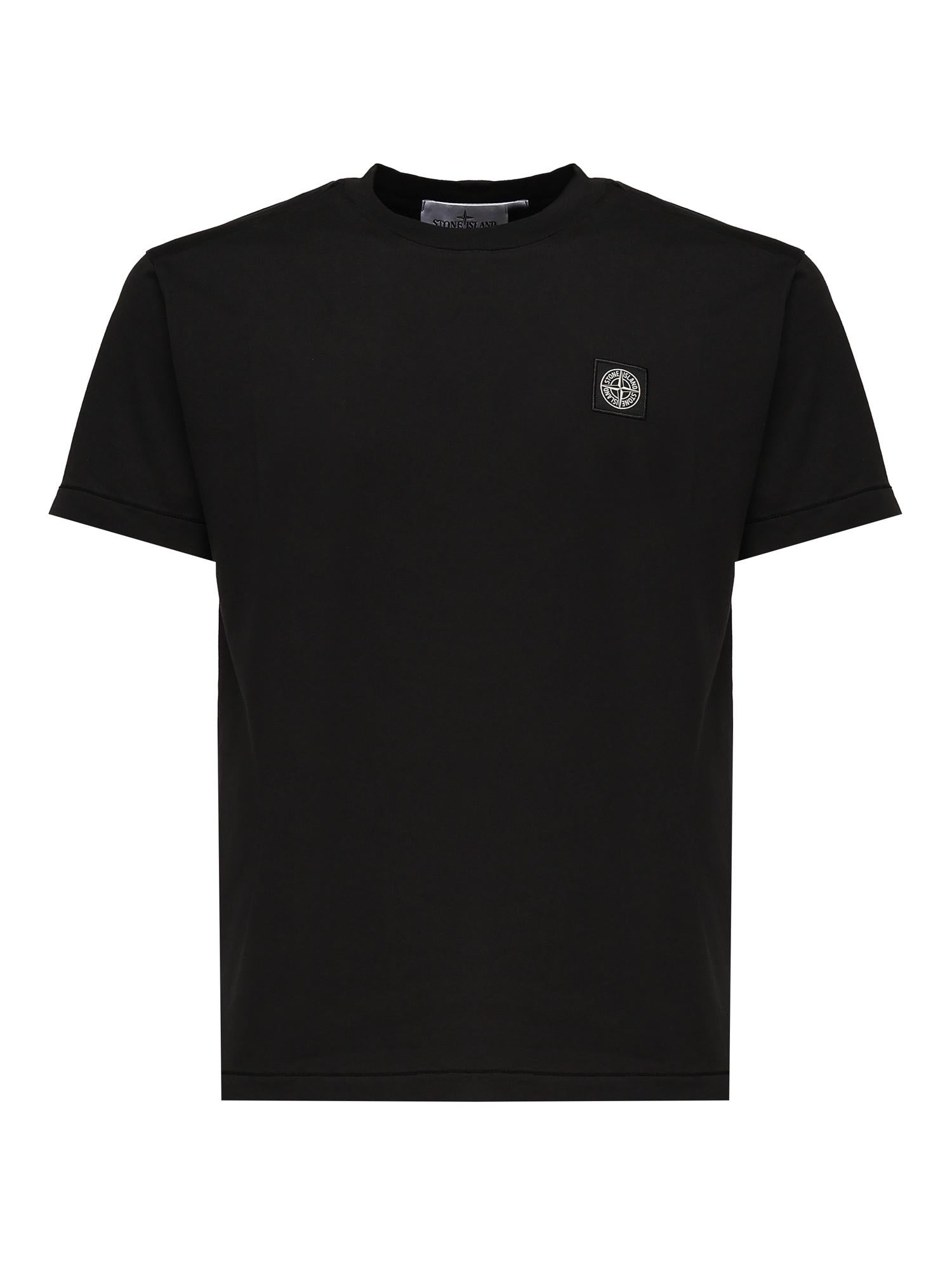 Оригінальна T-Shirt Con Logo Stone island – боковий вид