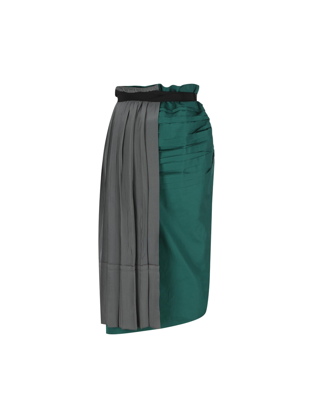 Patchwork Taffeta Skirt Prada оригінал – Купити в Україні – вид ззаду