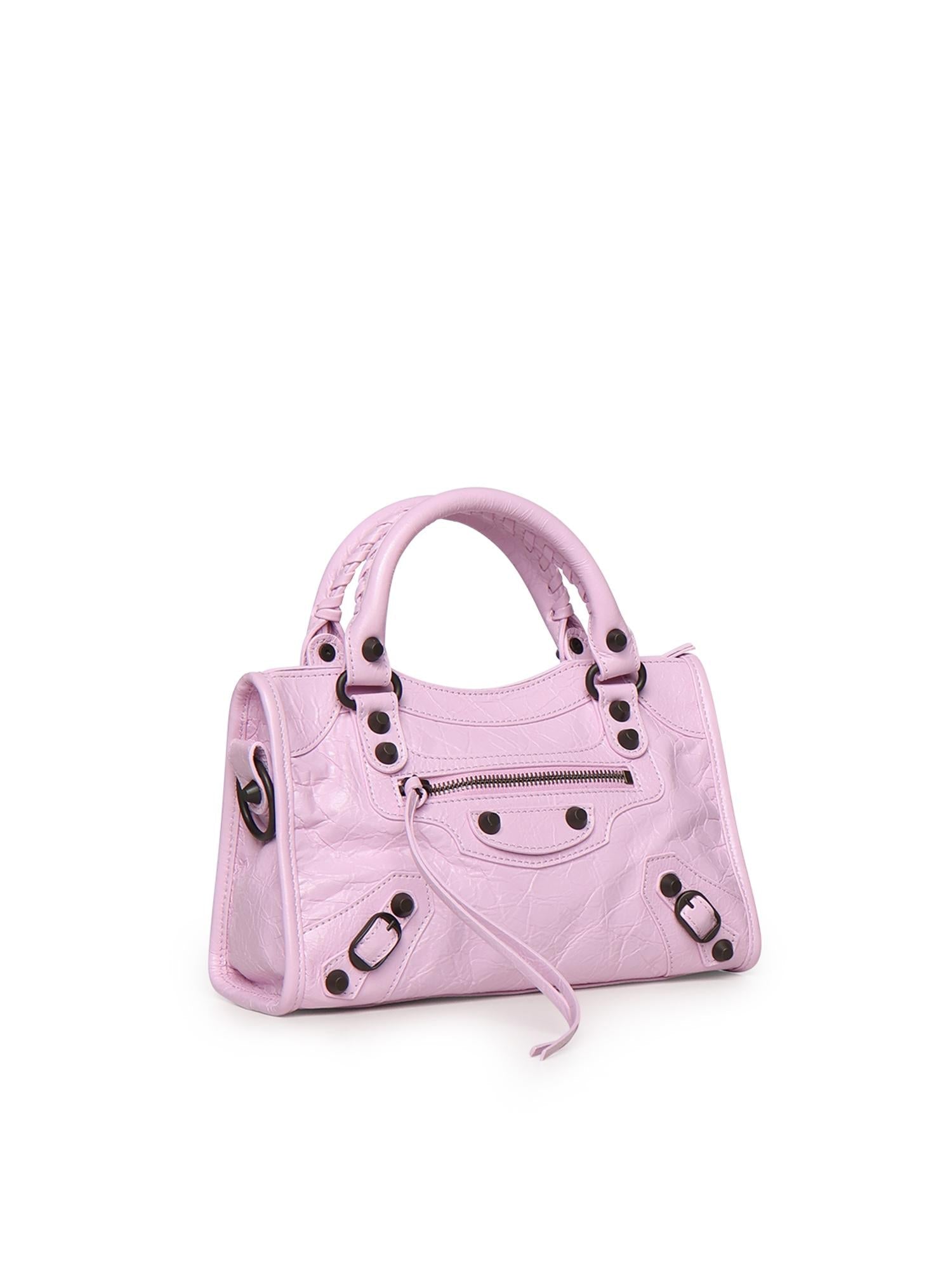 Borsa Le City Mini In Pelle DI Agnello Arena Balenciaga оригінал – Купити в Україні – вид ззаду