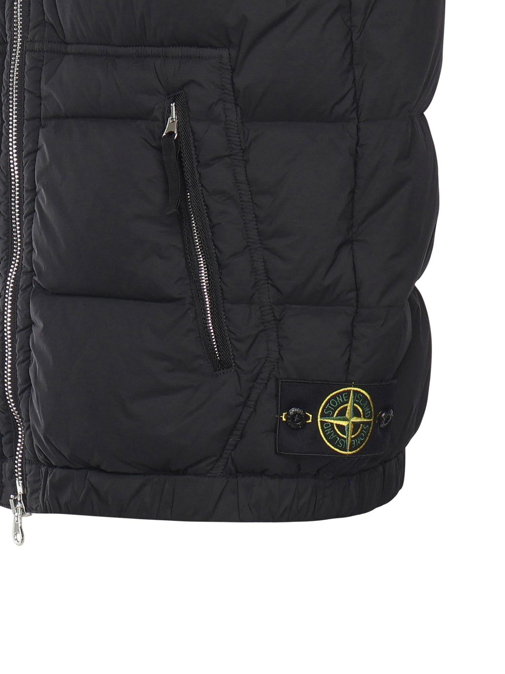 Gilet In Nylon Con Logo Stone island – Гарантія оригінальності – вид ззаду