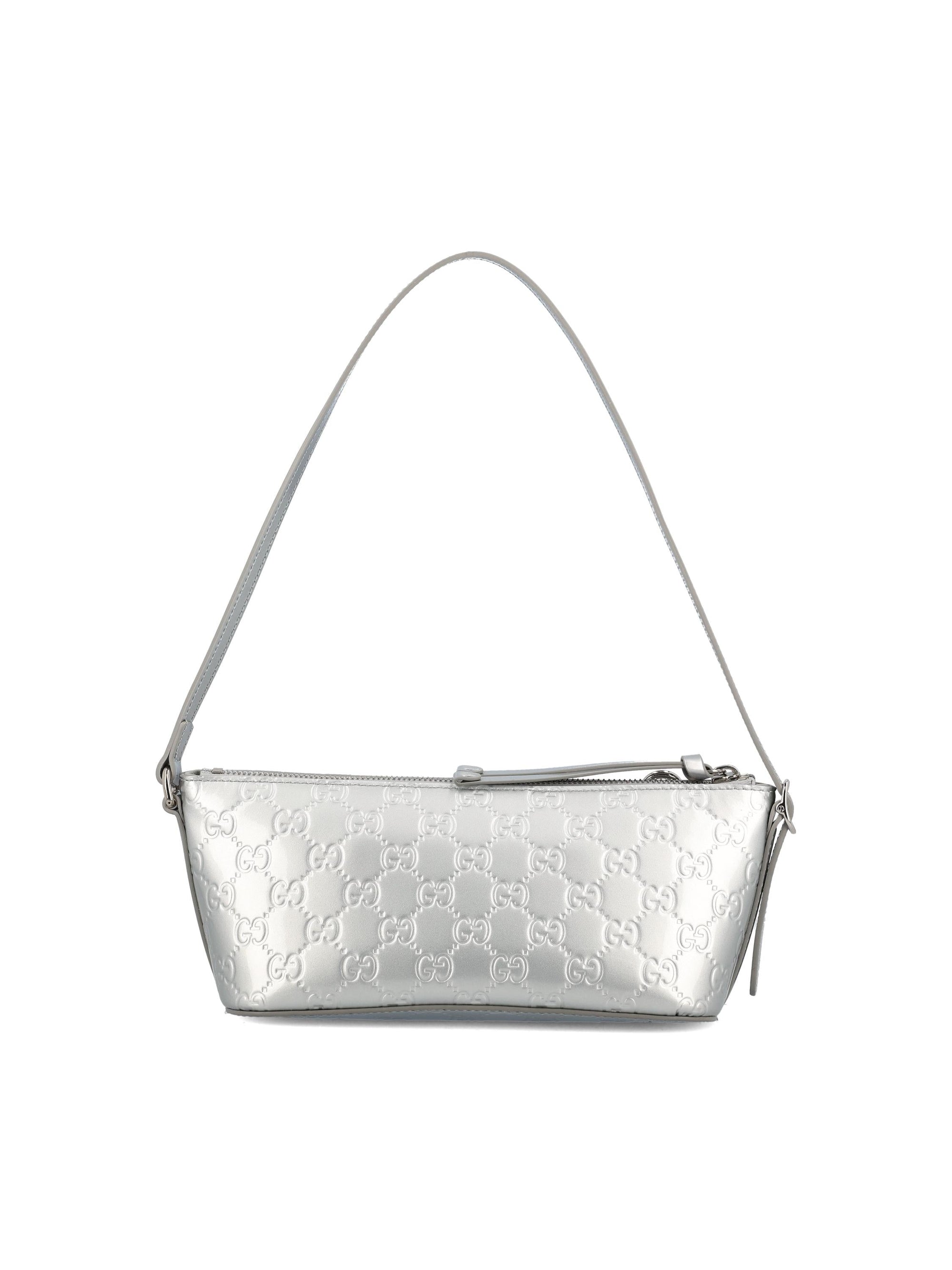 Оригінальна Small Gg Emblem Shoulder Bag Gucci – боковий вид