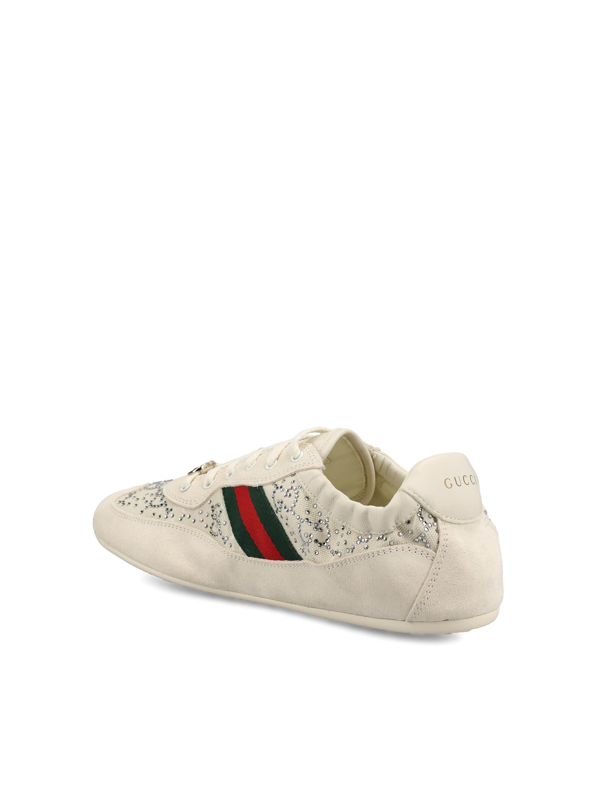 Sneaker Gucci Shift Con Cristalli Gg Gucci – Гарантія оригінальності – детальний вид