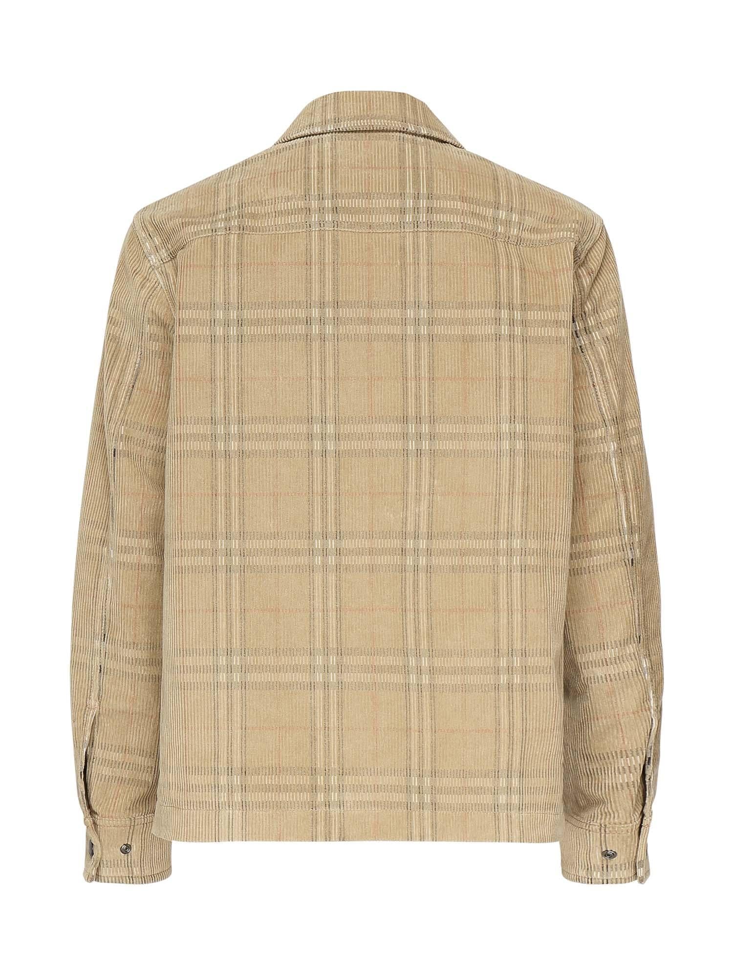 Camicione In Corduroy Check Burberry – Гарантія оригінальності – детальний вид