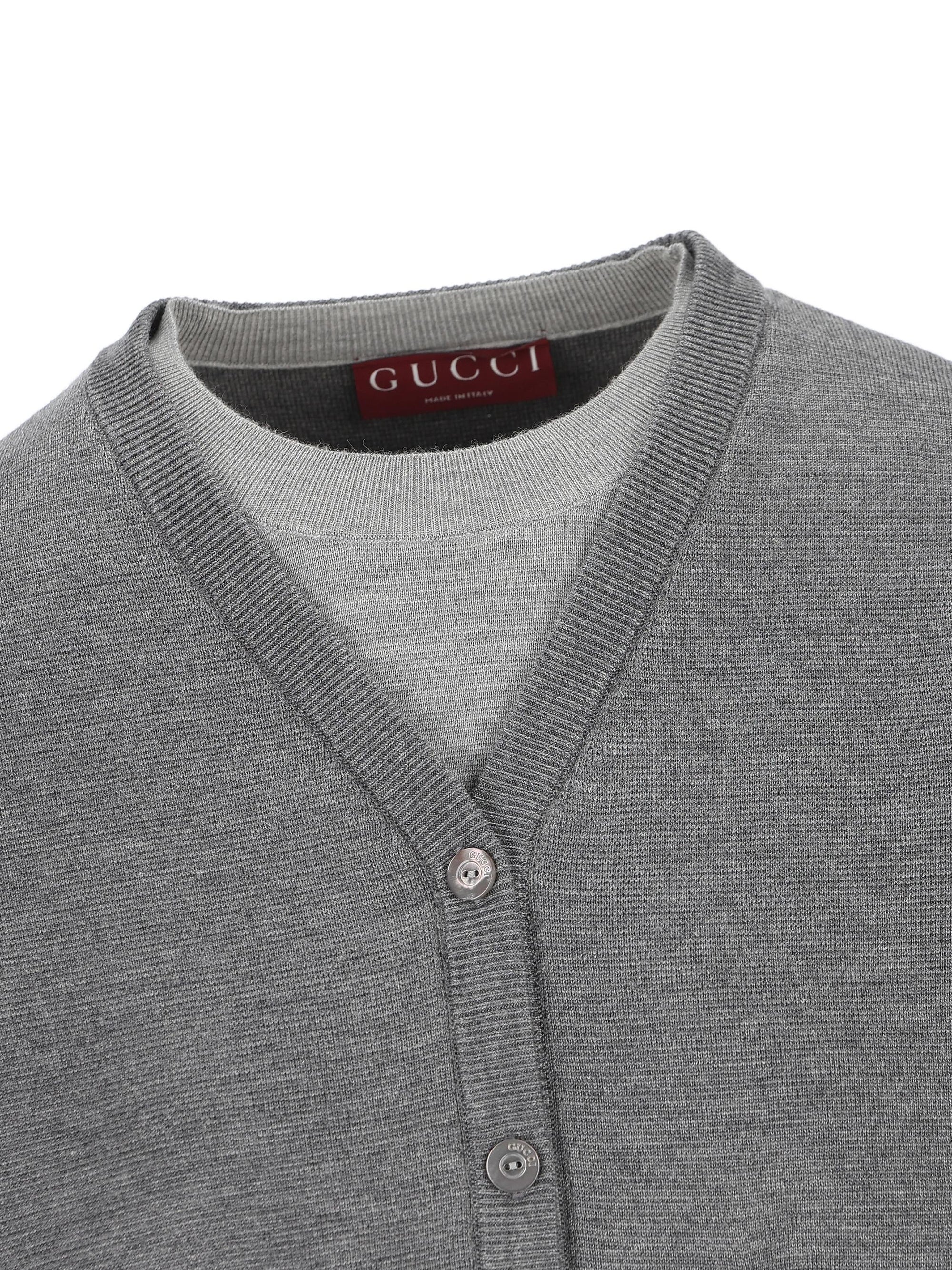 Top In Wool And Silk Gucci – Гарантія оригінальності – детальний вид