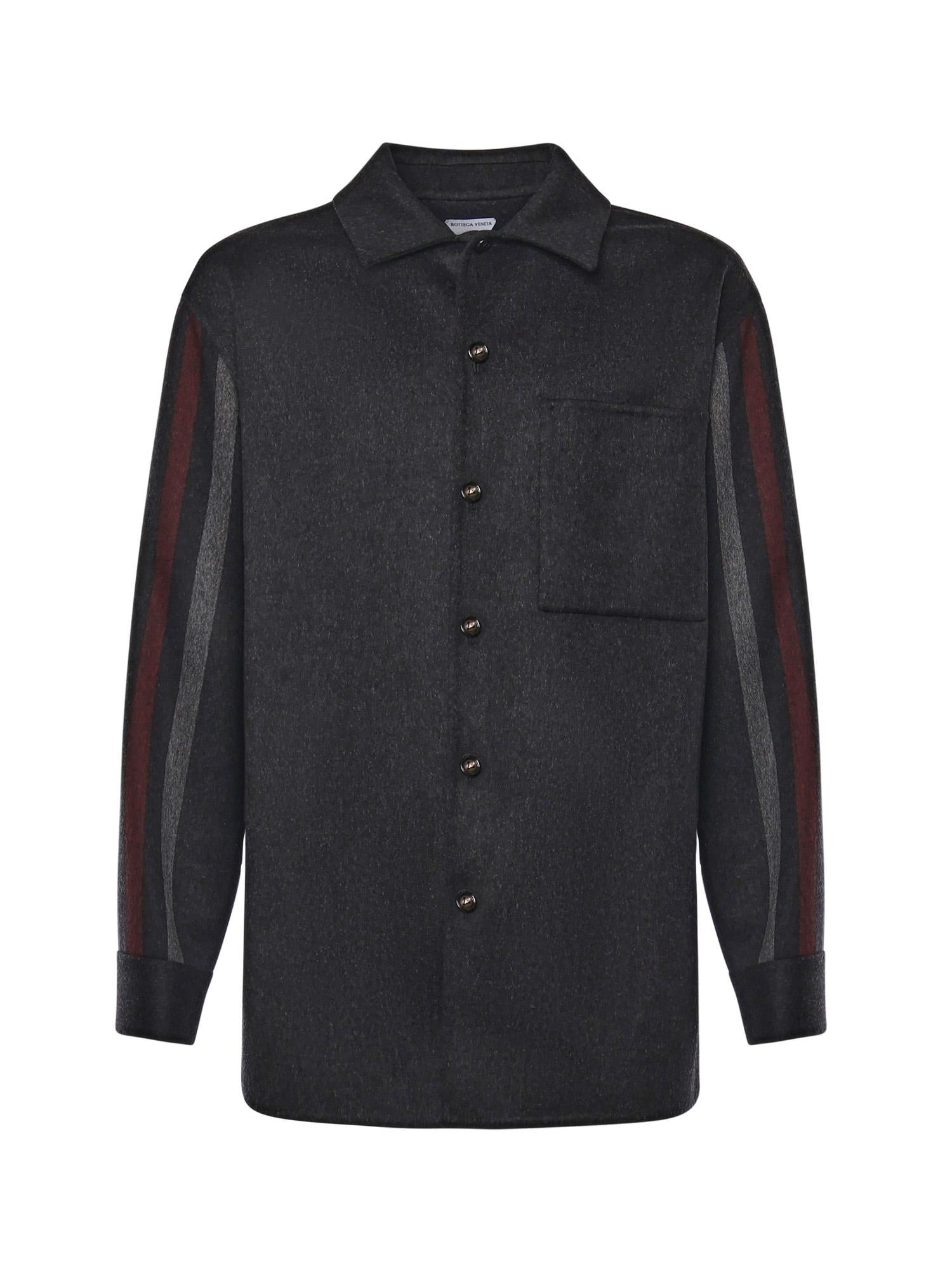 Overshirt In Lana E Cashmere Bottega veneta оригінал – Купити в Україні – боковий вид