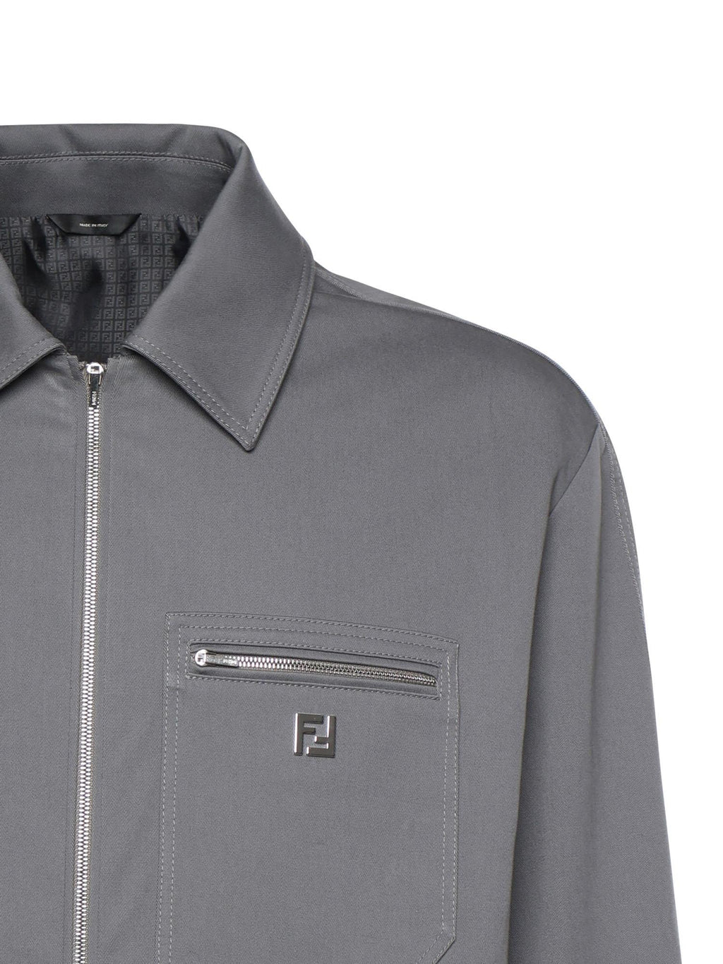 Blouson In Gabardine Stretch Fendi оригінал – Купити в Україні – вид ззаду