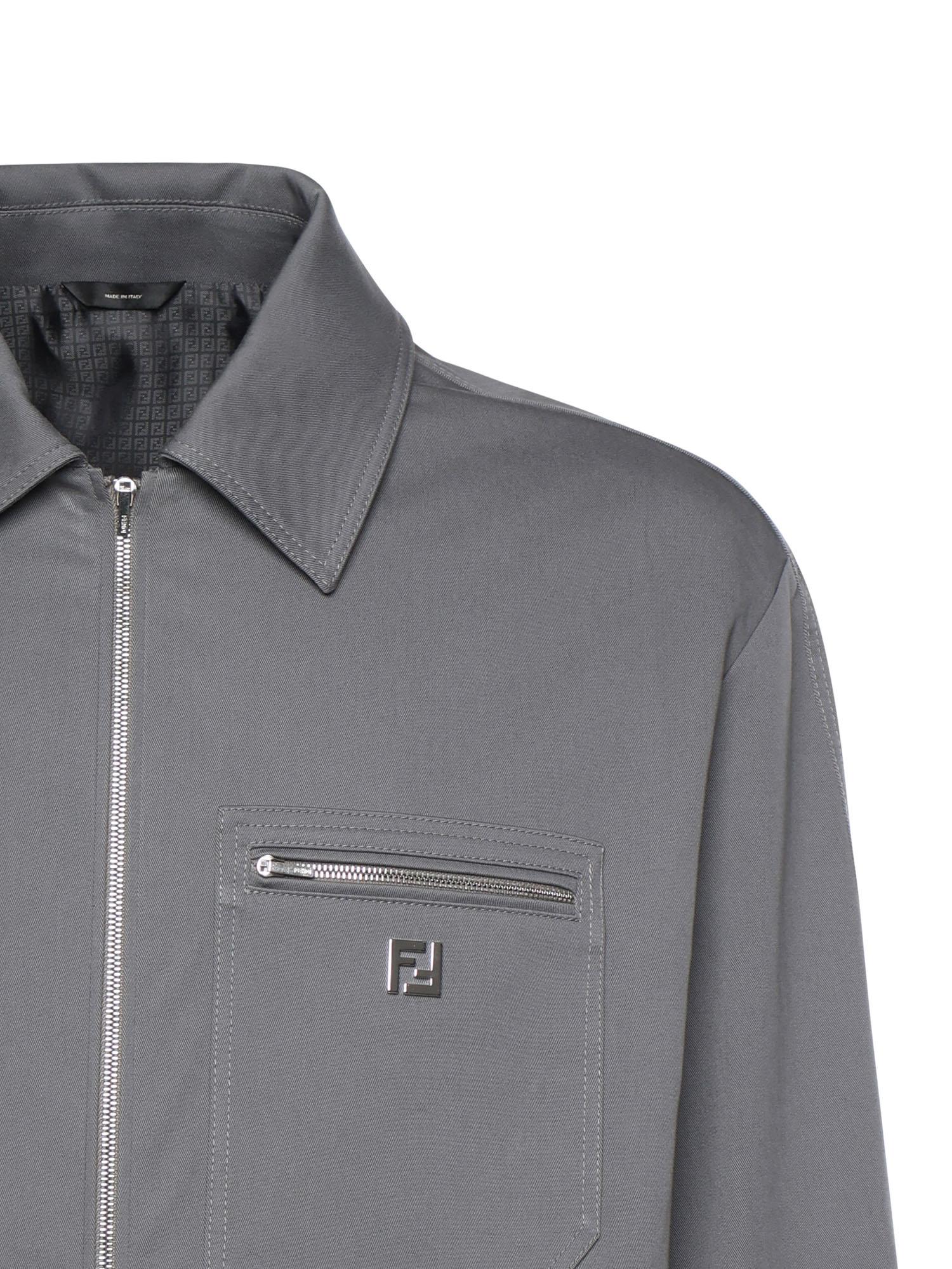 Blouson In Gabardine Stretch Fendi оригінал – Купити в Україні – вид ззаду