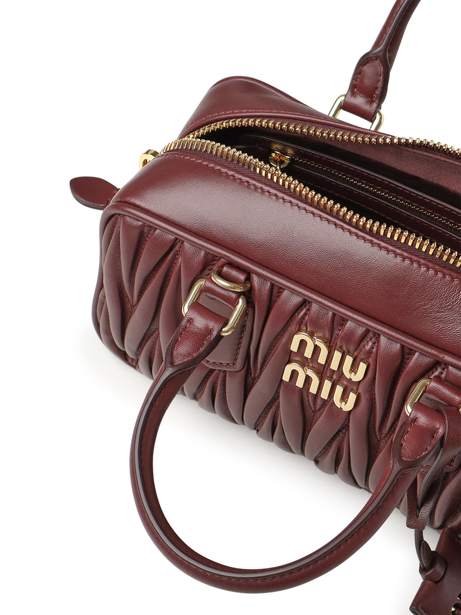 Оригінальна Borsa Arcadie In Nappa Matelassé Miu miu – збільшений вид