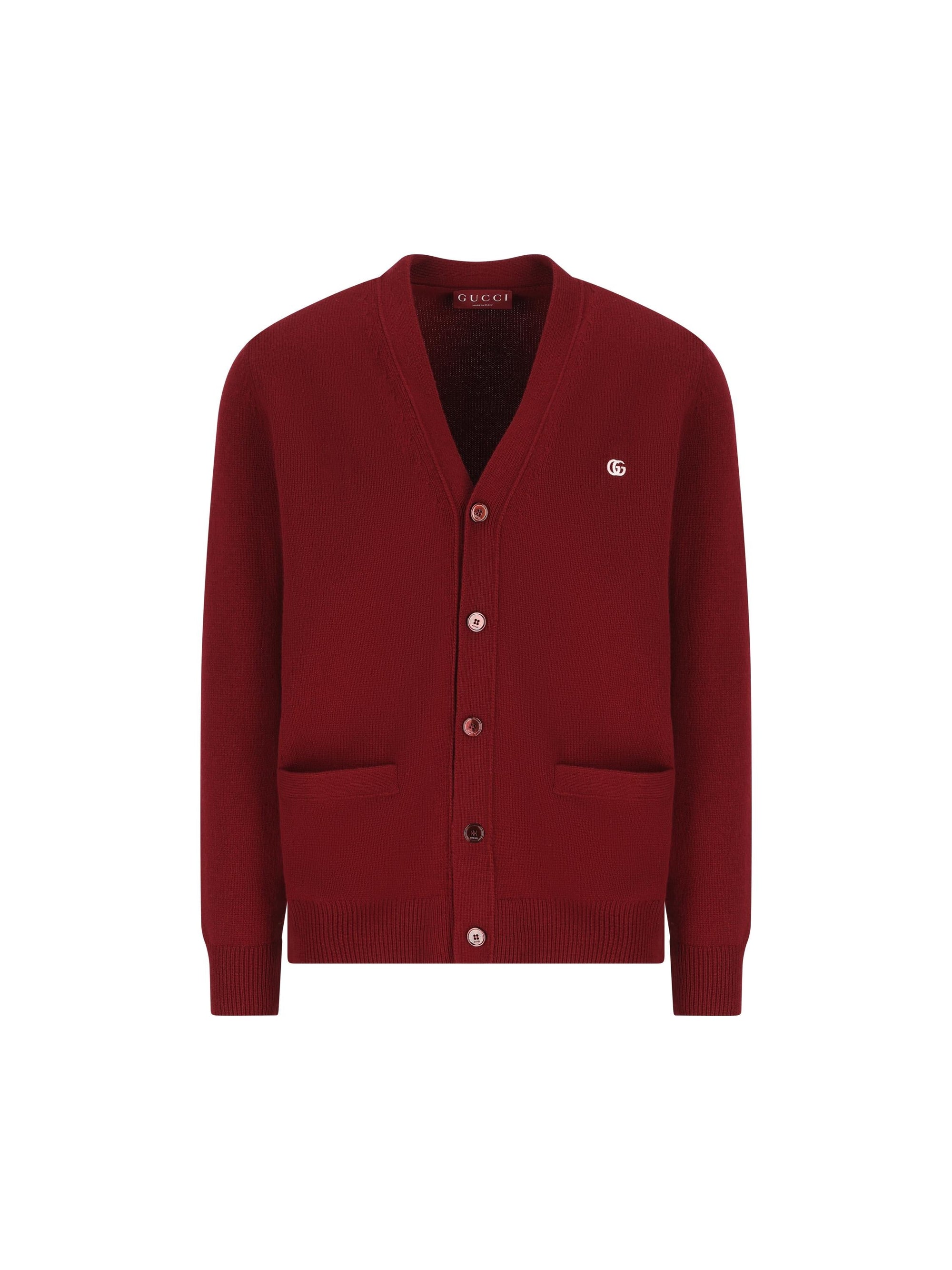 Cardigan In Lana E Cashmere Gucci – Гарантія оригінальності – боковий вид