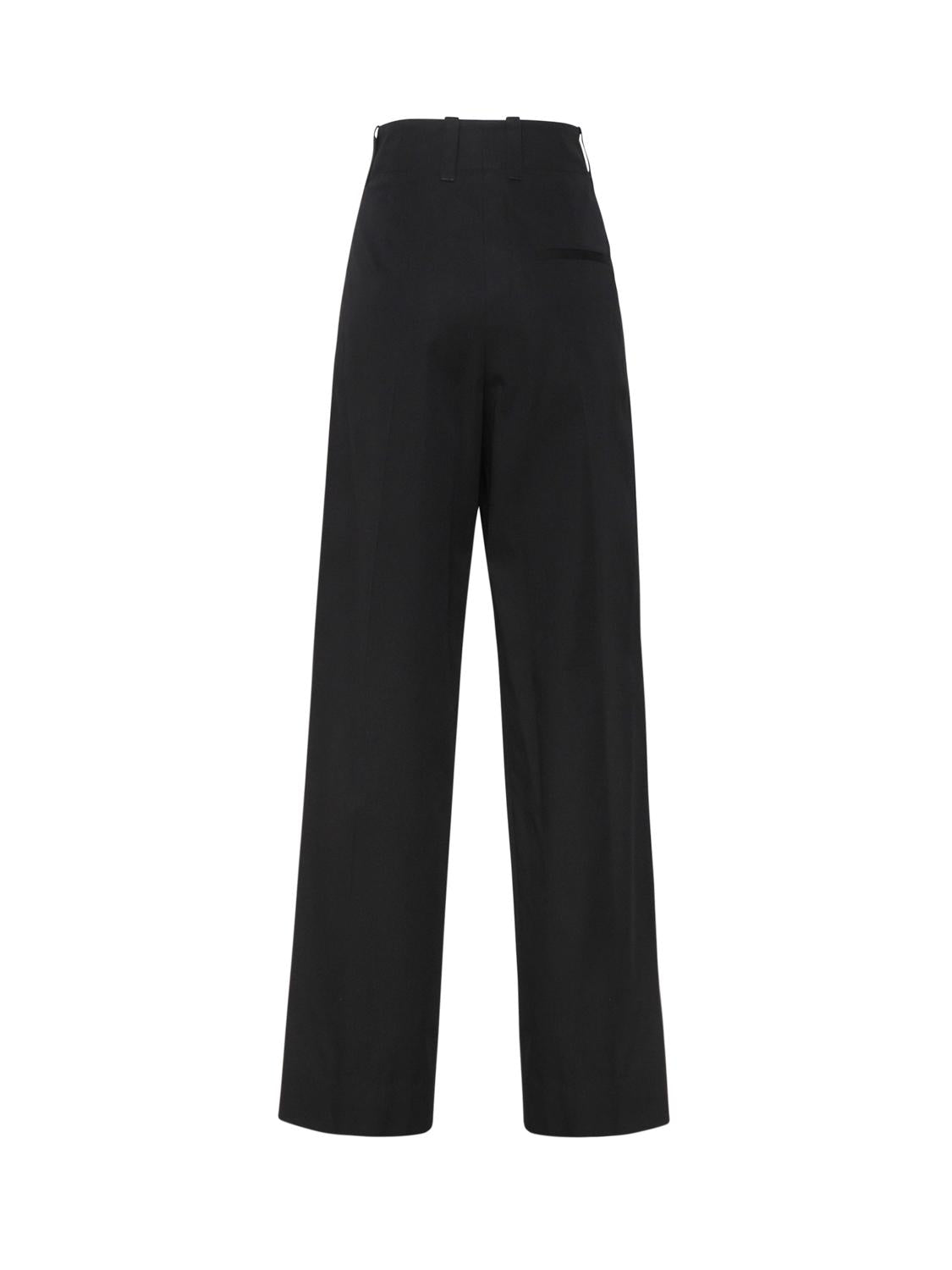Pantaloni In Lana Grain De Poudre Compatta Bottega veneta – Гарантія оригінальності – детальний вид