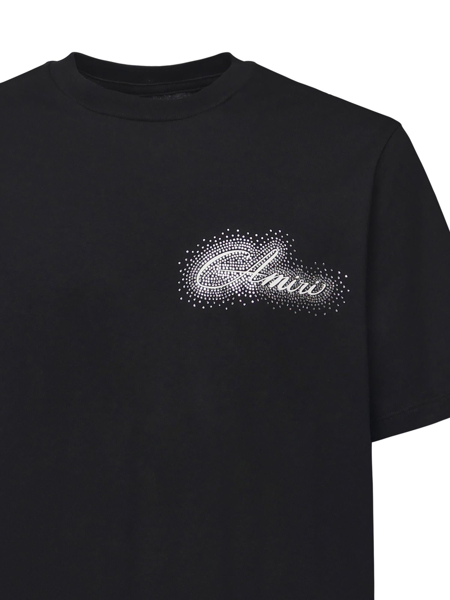 Strass T-Shirt In Cotone Amiri – Гарантія оригінальності – вид ззаду