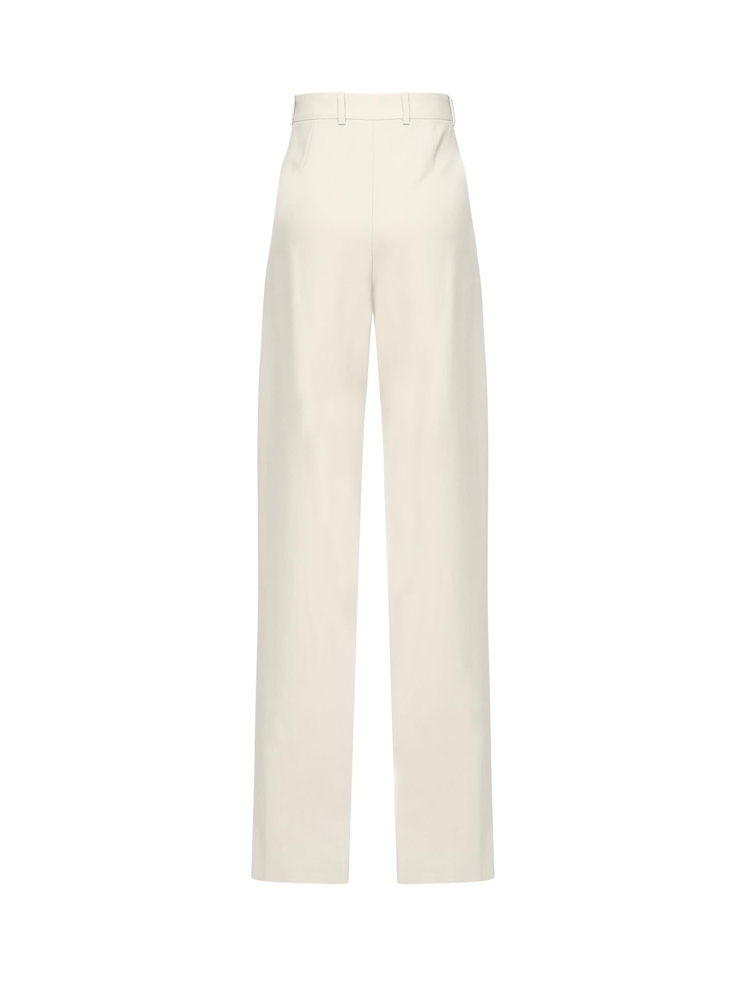 Pantaloni In Lana Leggera Saint laurent – Гарантія оригінальності – детальний вид