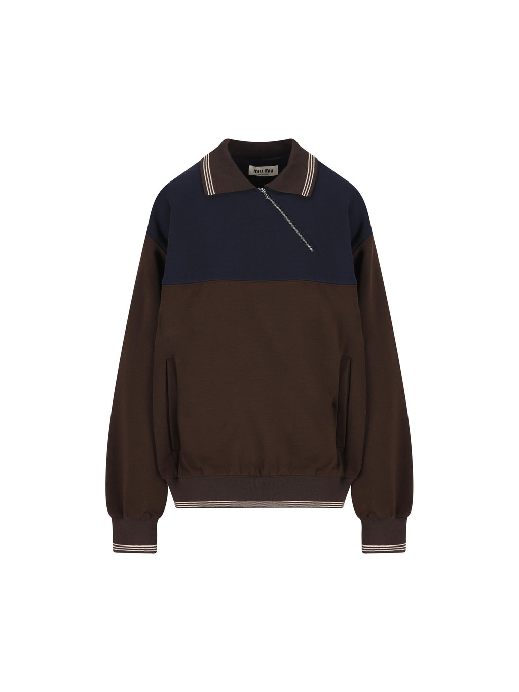 Zip Up Hoodie Miu miu – Гарантія оригінальності – боковий вид