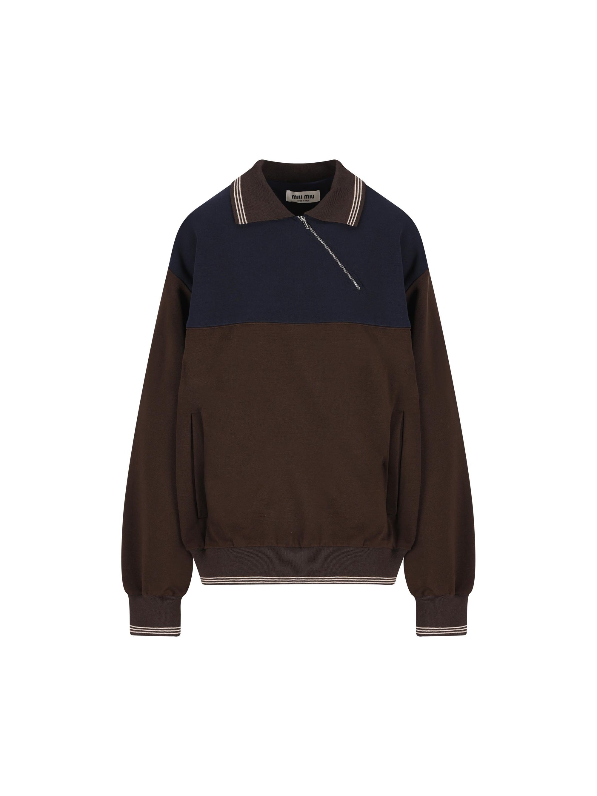 Zip Up Hoodie Miu miu – Гарантія оригінальності – боковий вид