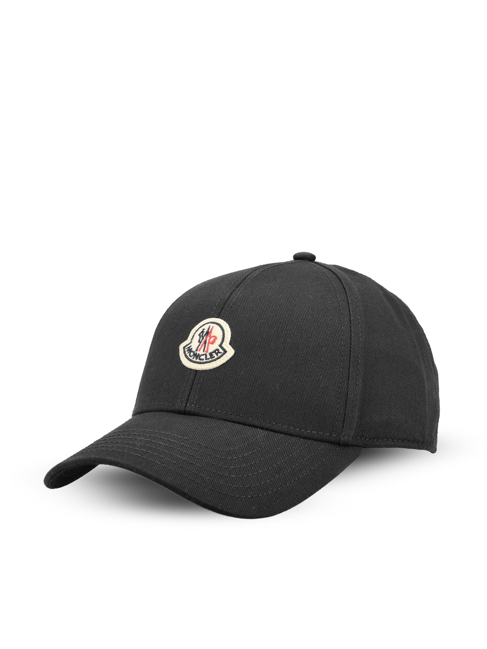 Cotton Baseball Cap Moncler – Гарантія оригінальності – боковий вид - MONCLER
