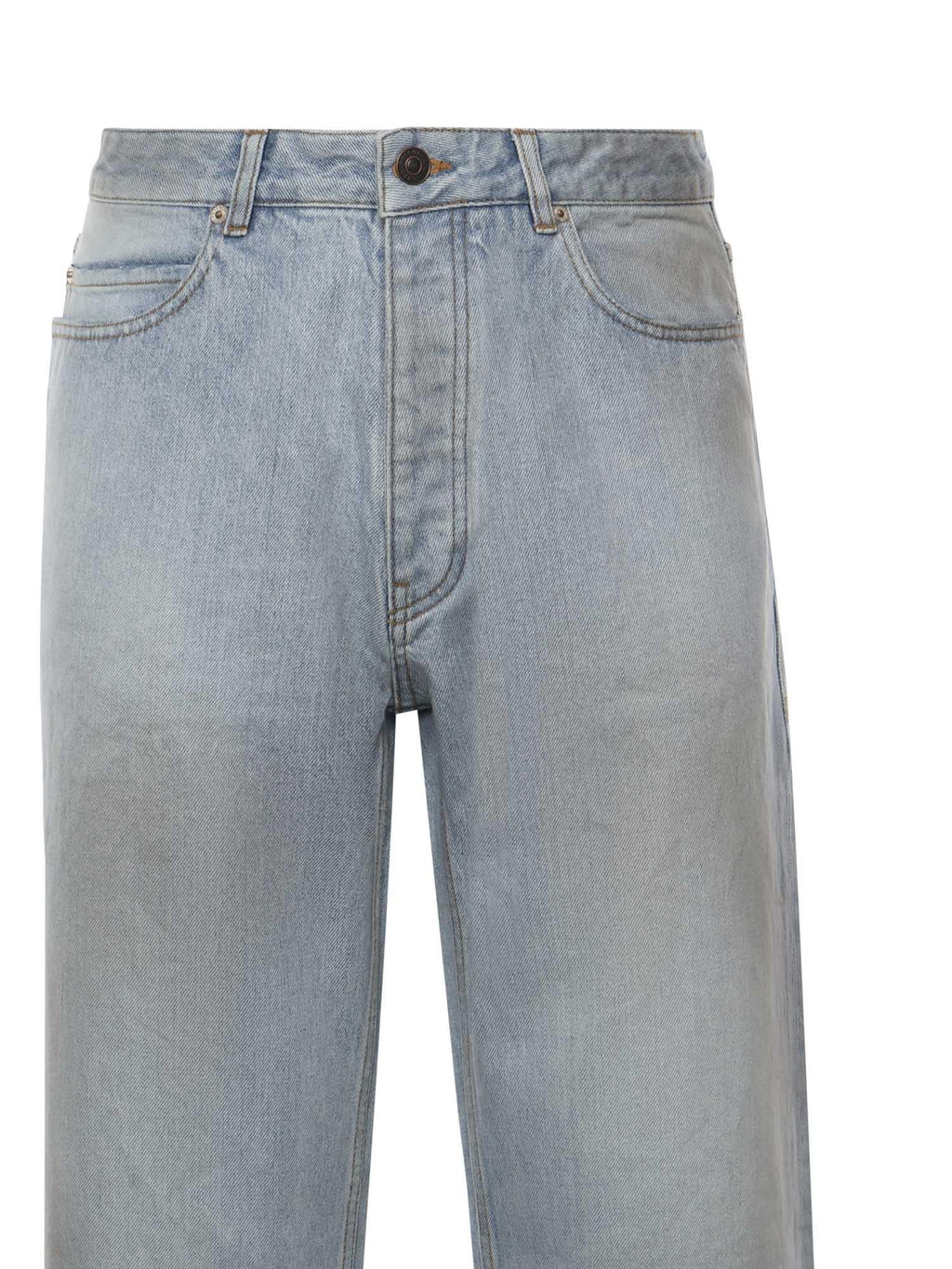 Jeans Destrutturati In Denim Balenciaga – Гарантія оригінальності – вид ззаду