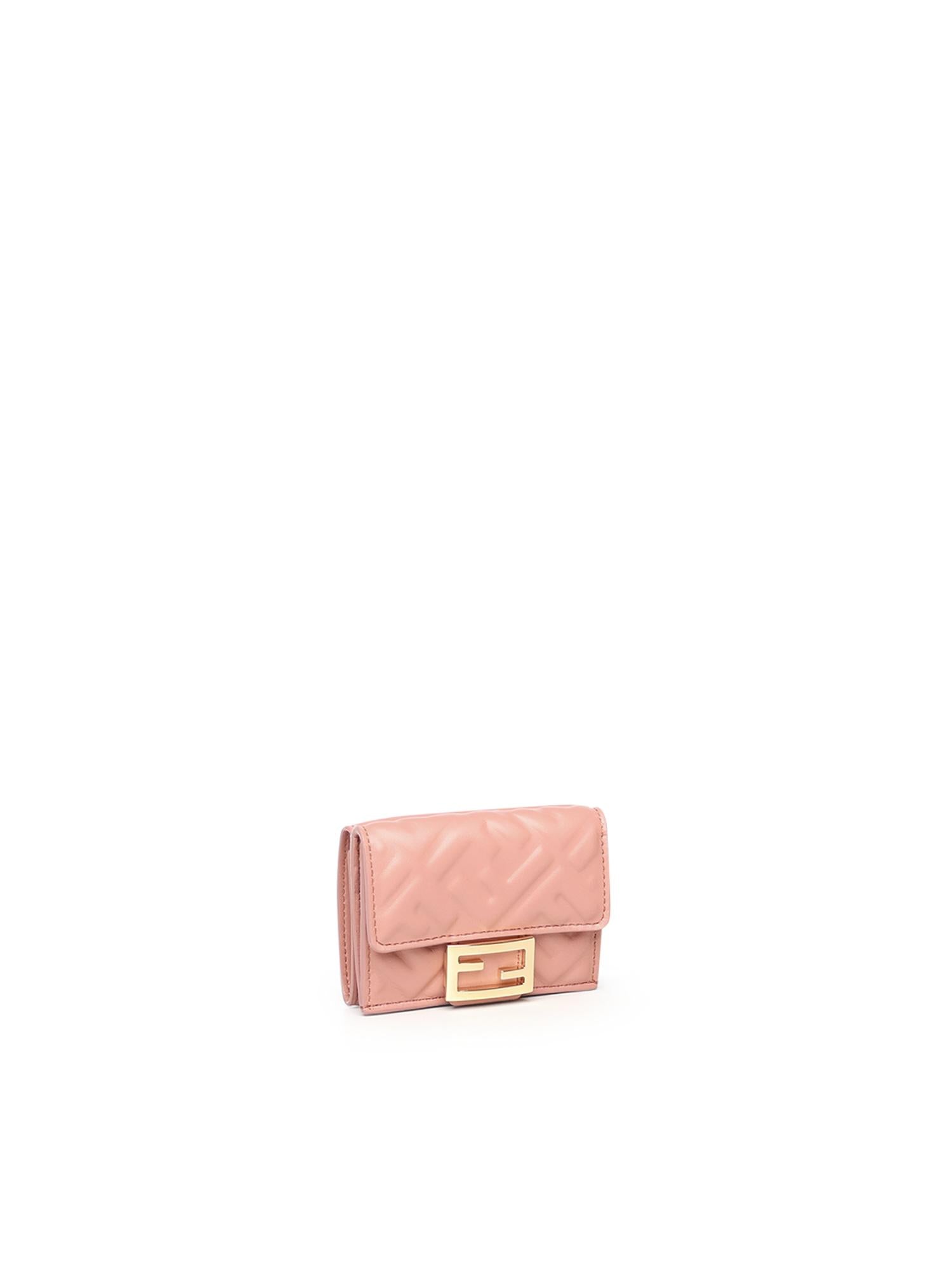 Оригінальна Portafoglio Tri-Fold Baguette In Nappa Fendi – вид ззаду