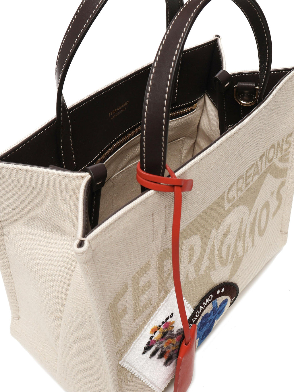 Tote Bag Con Logo Salvatore ferragamo – Гарантія оригінальності – збільшений вид