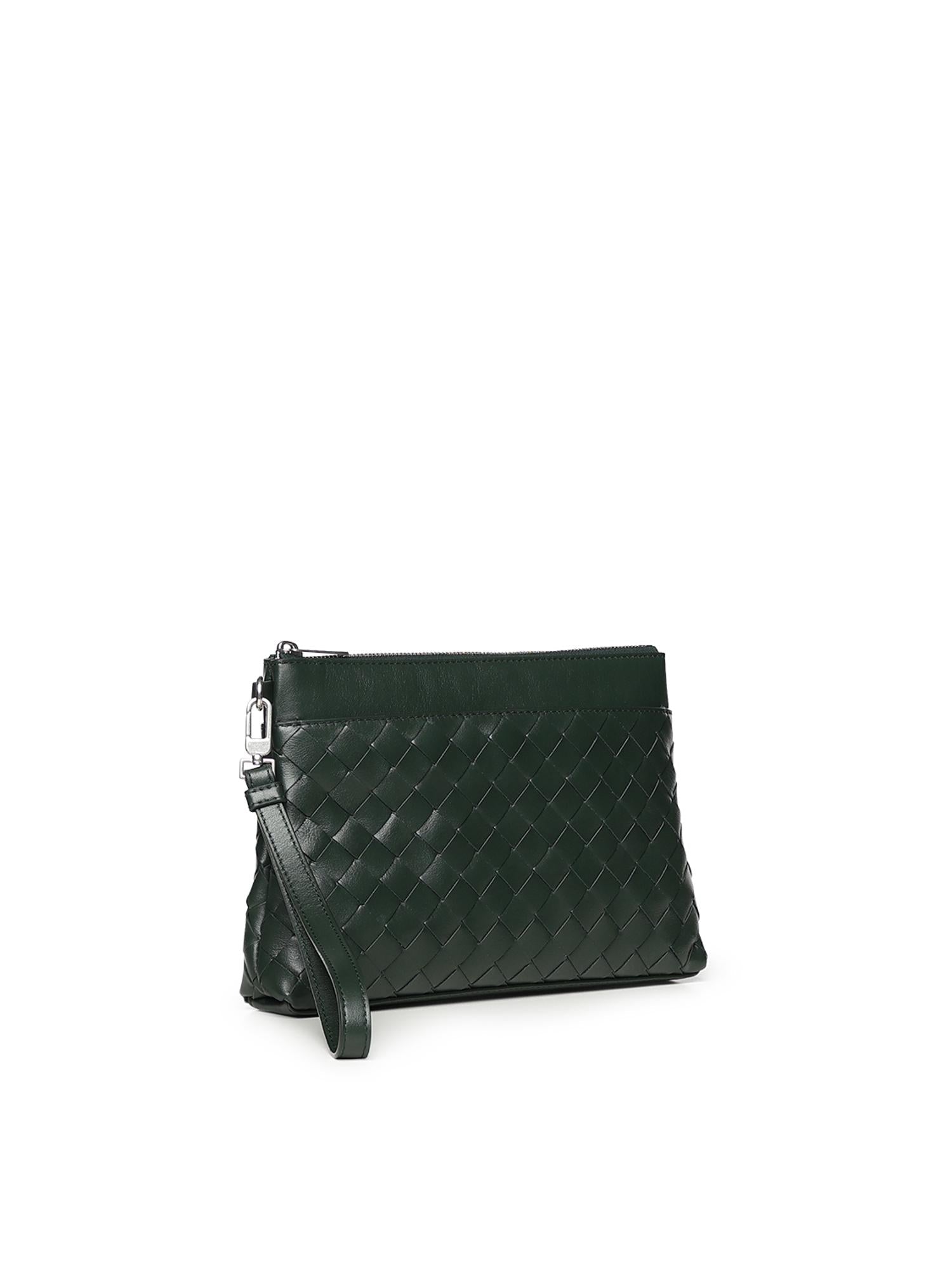 Pochette Intrecciato Prism In Pelle Bottega veneta оригінал – Купити в Україні – вид ззаду