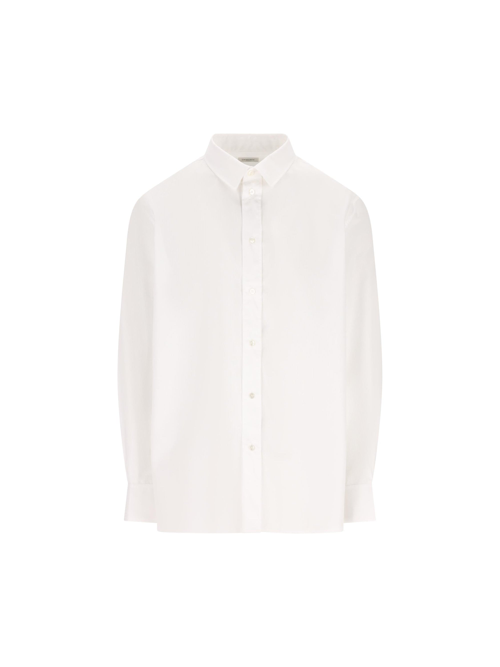 Оригінальна Cassandre Poplin Shirt Saint laurent – боковий вид