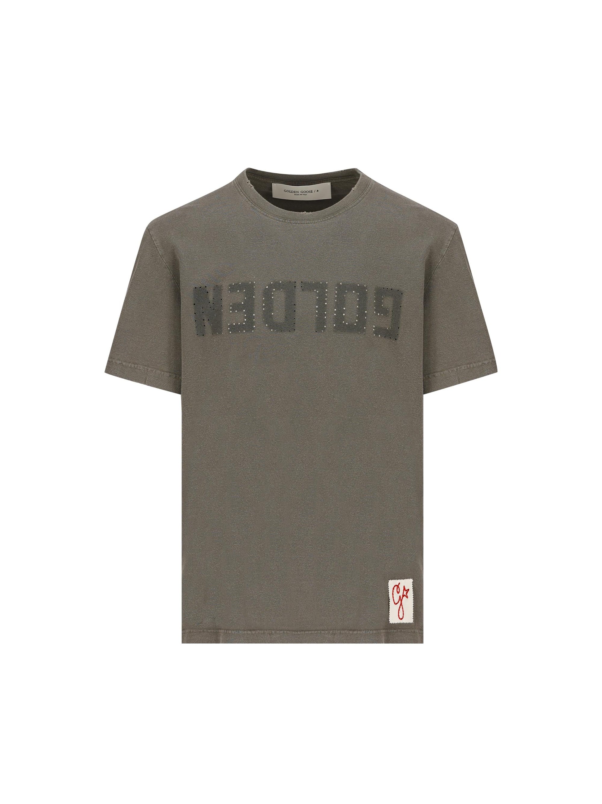 Cotton T-Shirt Golden goose оригінал – Купити в Україні – боковий вид
