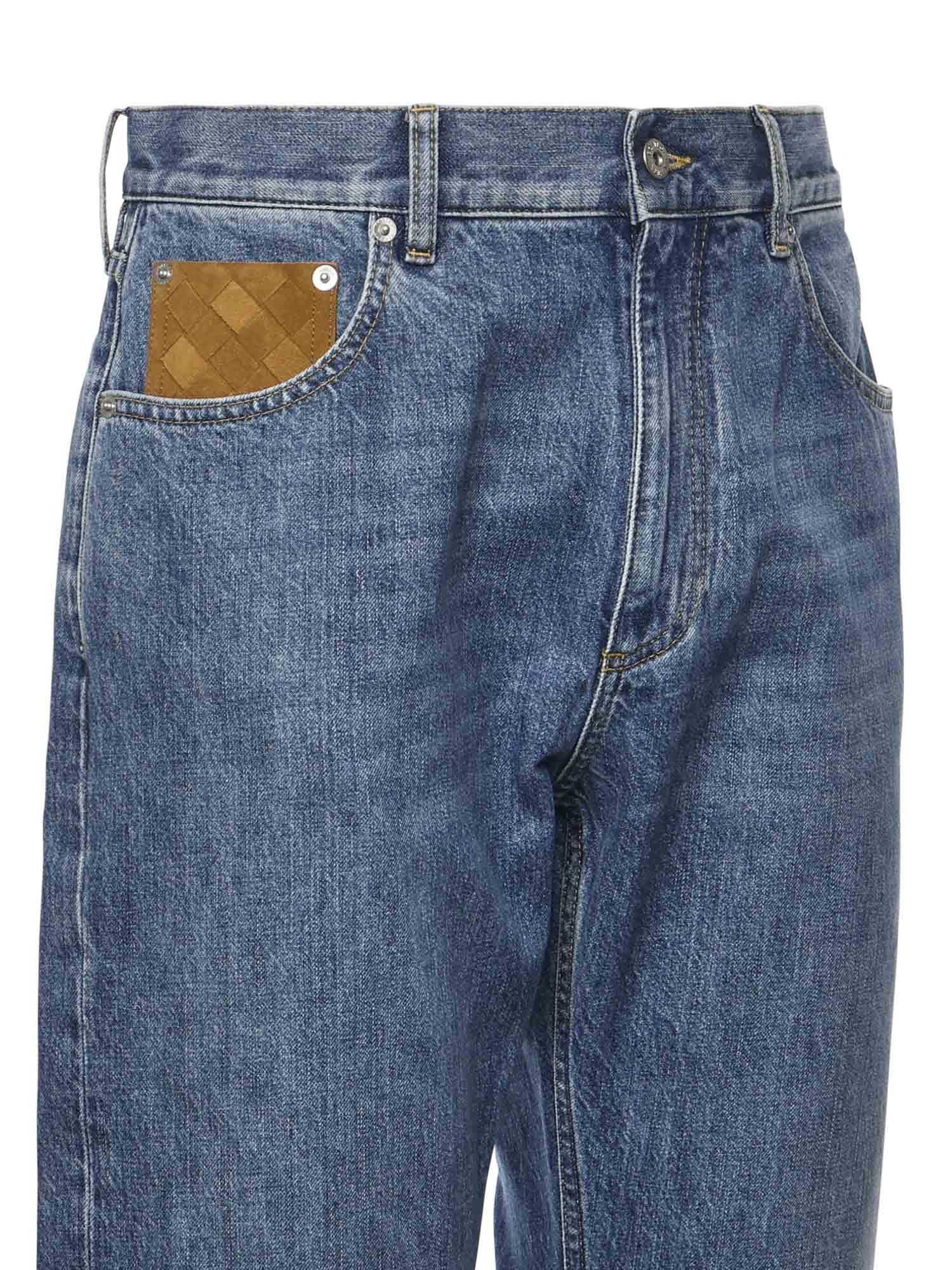 Jeans A Gamba Dritta Bottega veneta – Гарантія оригінальності – вид ззаду