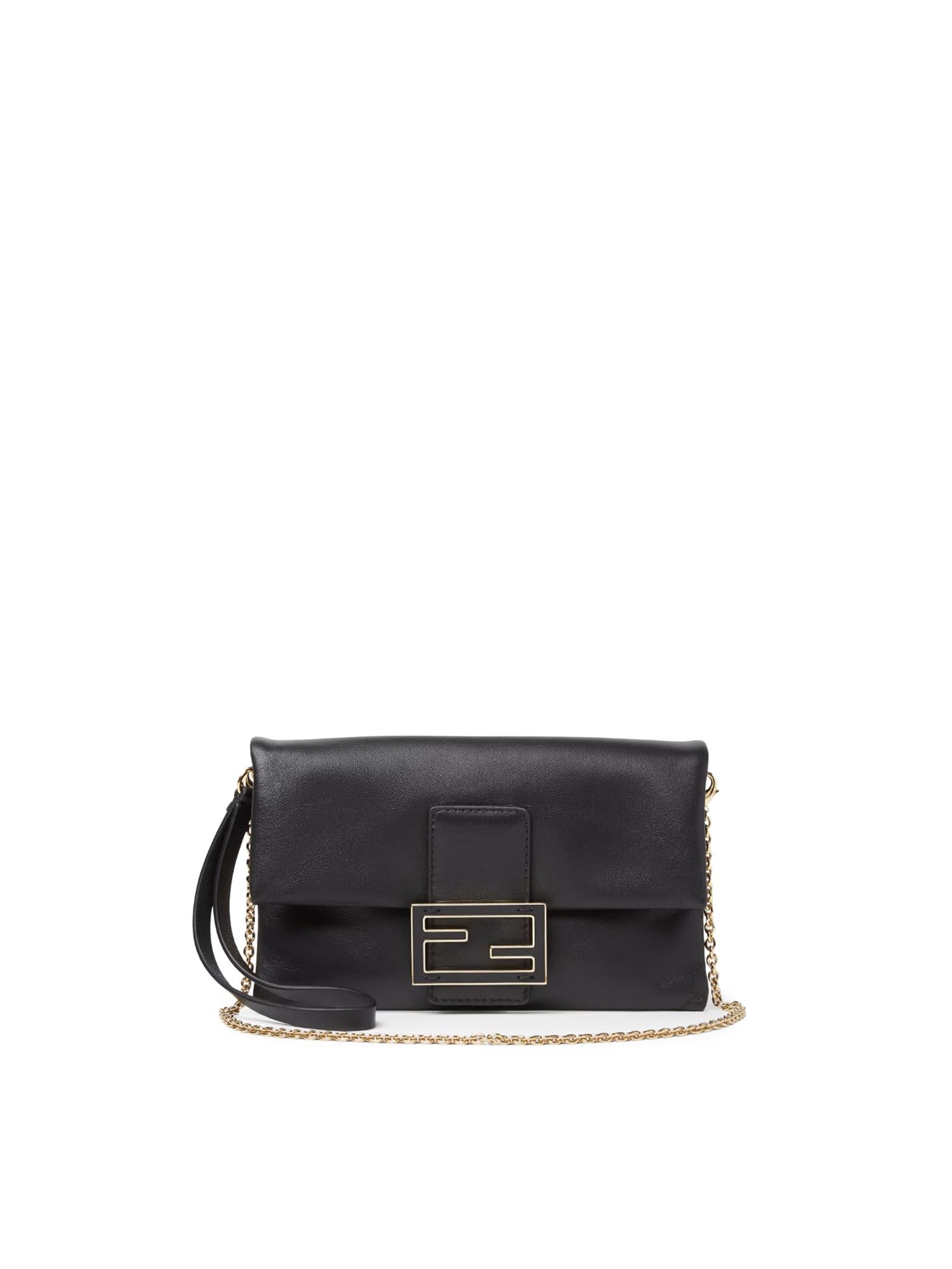 Pouch Mamma Baguette In Nappa Fendi – Гарантія оригінальності – боковий вид