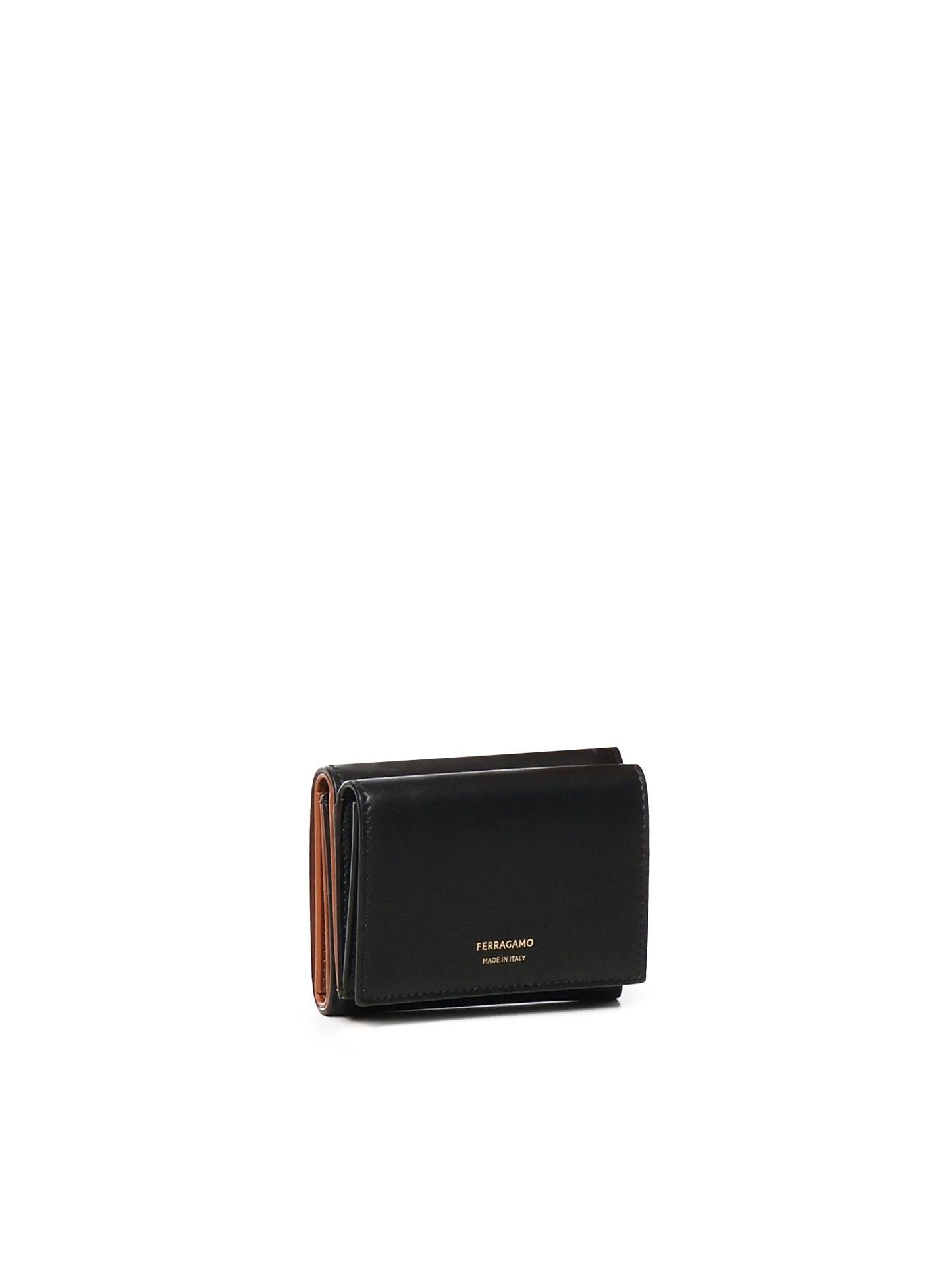 Portafoglio Trifold Bicolore Salvatore ferragamo оригінал – Купити в Україні – вид ззаду