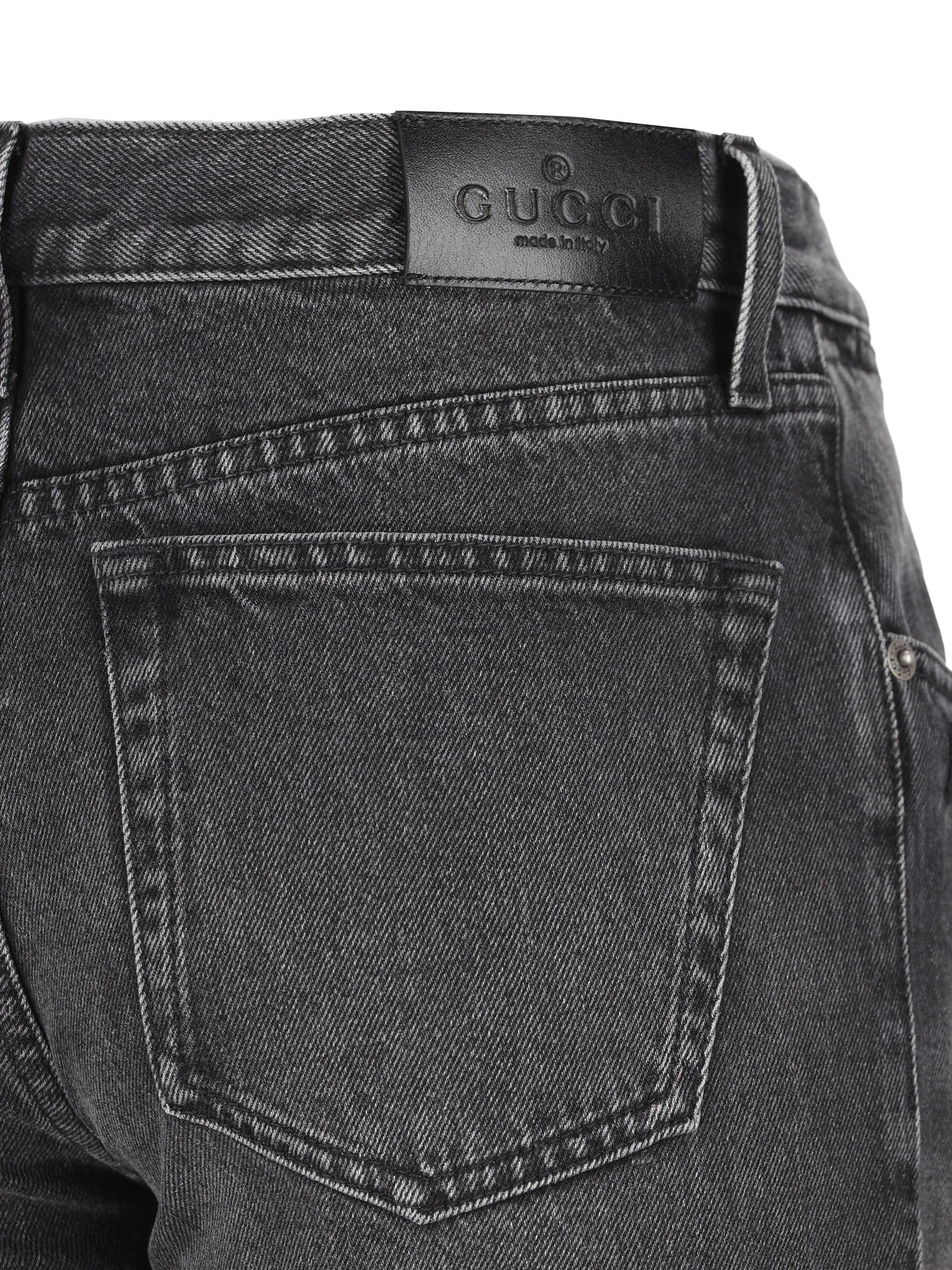 Pantaloni In Denim Gucci – Гарантія оригінальності – збільшений вид