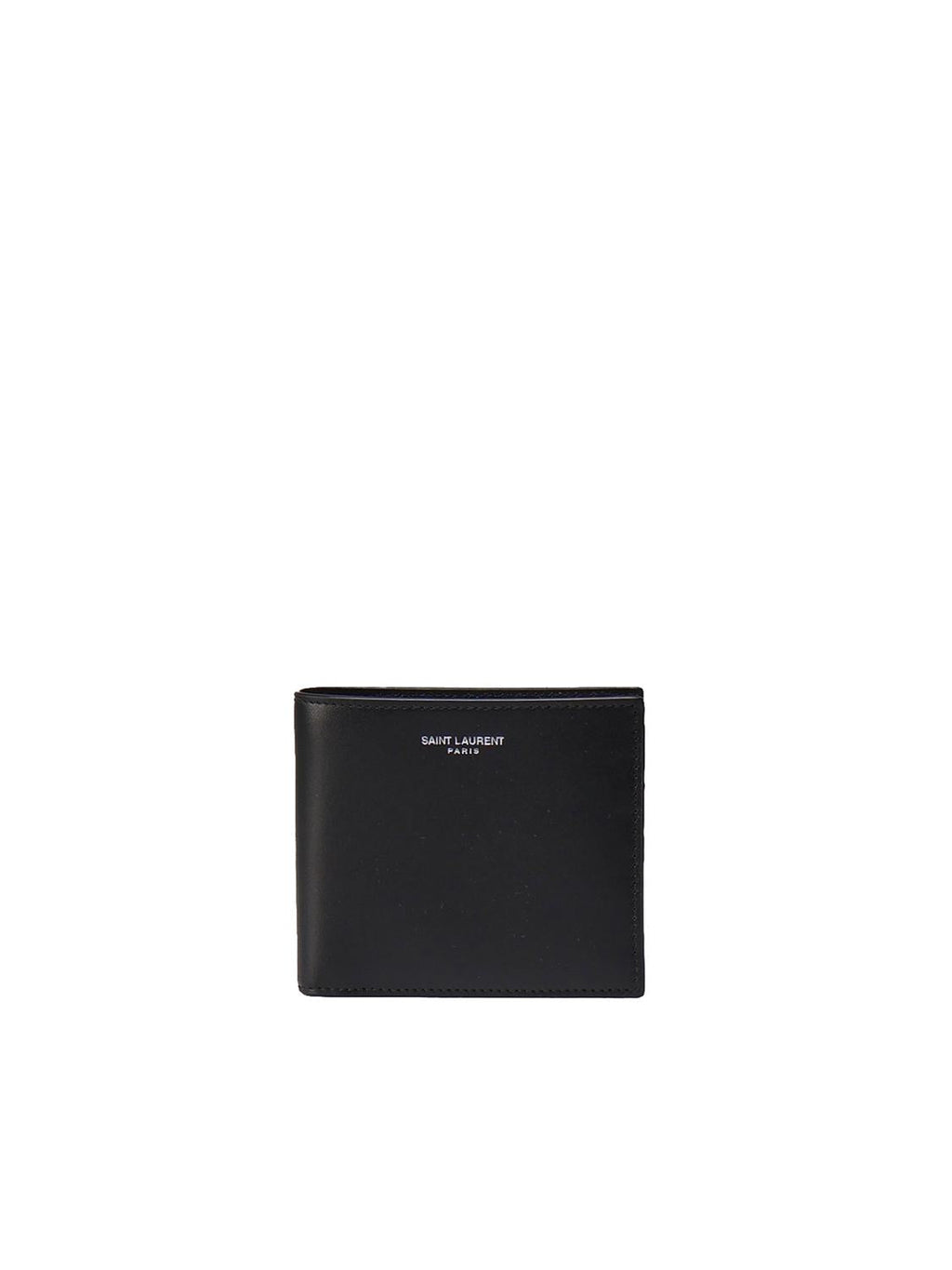 Portafogli Bifold Con Logo Saint laurent – Гарантія оригінальності – боковий вид