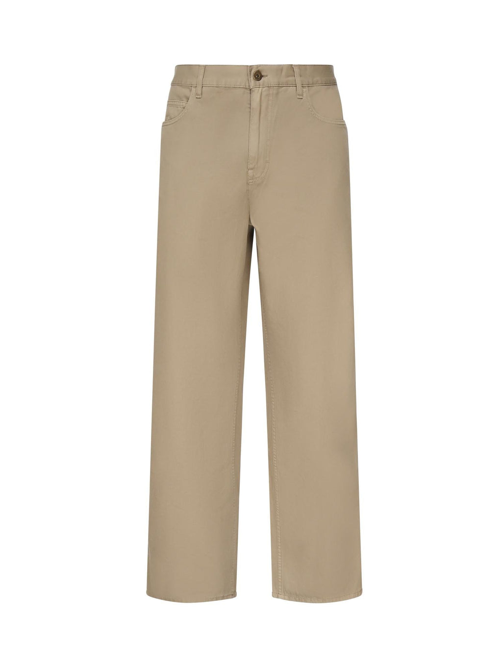 Jeans Baggy In Cotone Burberry оригінал – Купити в Україні – боковий вид