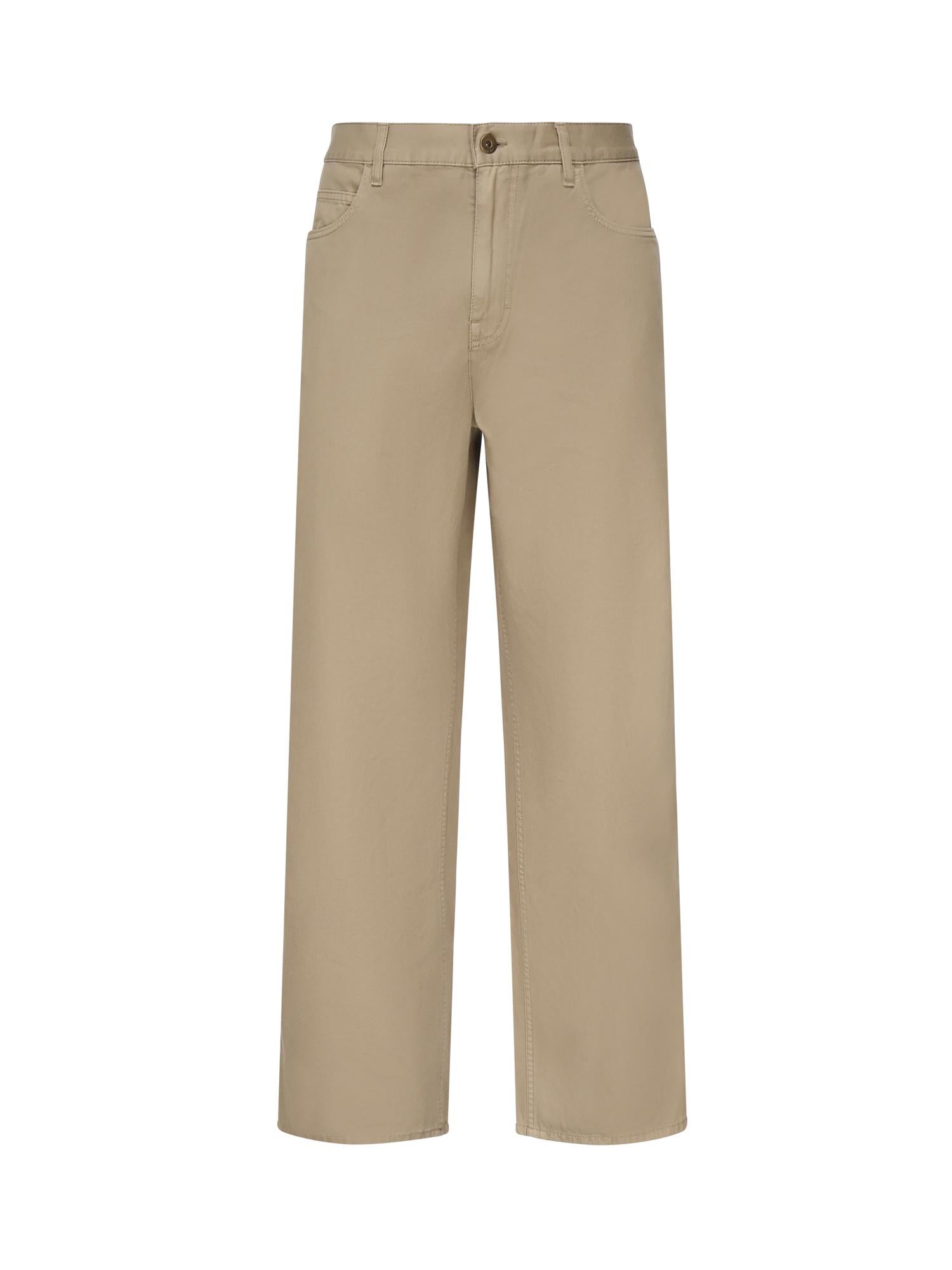Jeans Baggy In Cotone Burberry оригінал – Купити в Україні – боковий вид