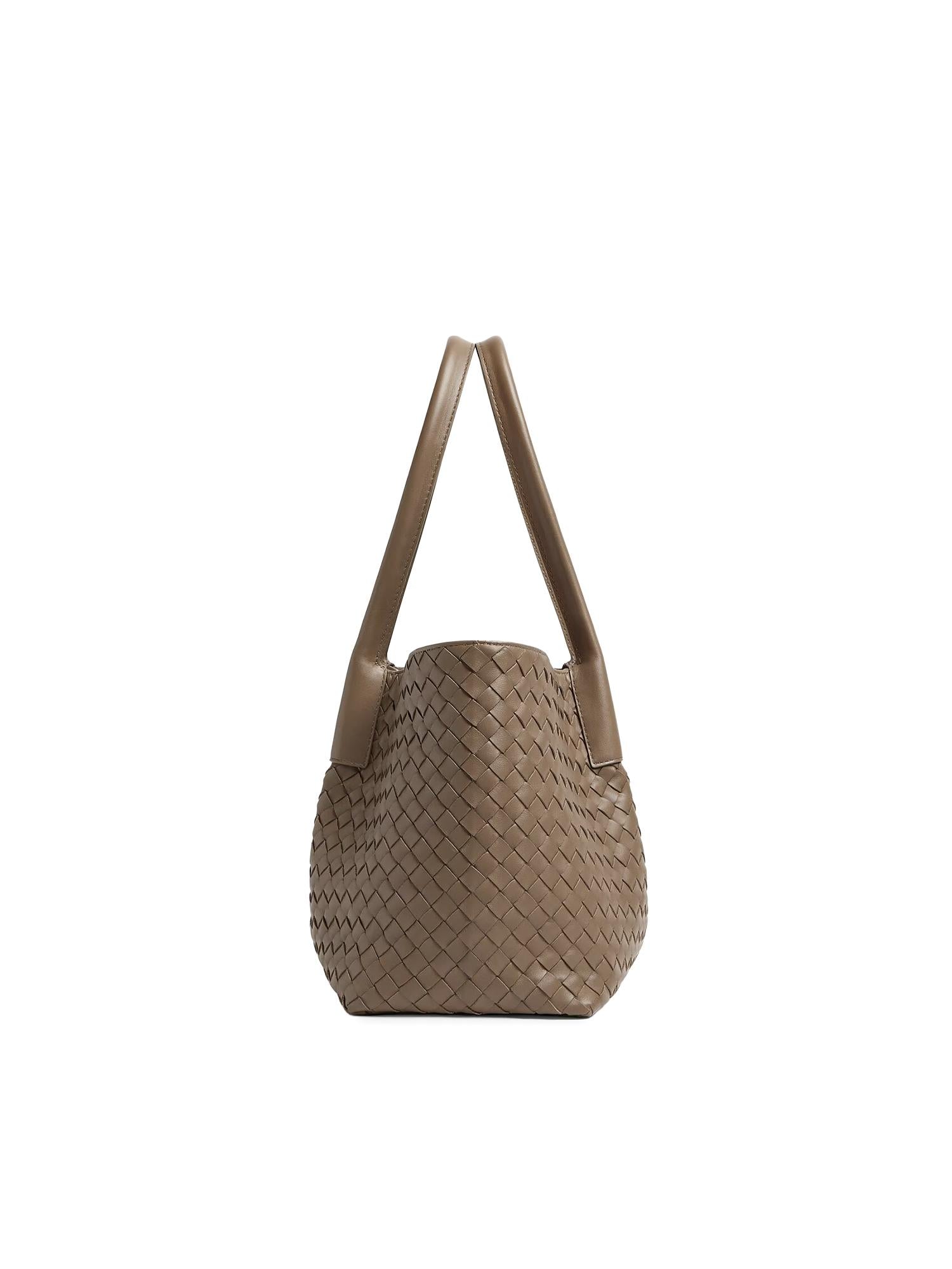 Borsa Tote Pinacoteca In Pelle Bottega veneta – Гарантія оригінальності – вид ззаду