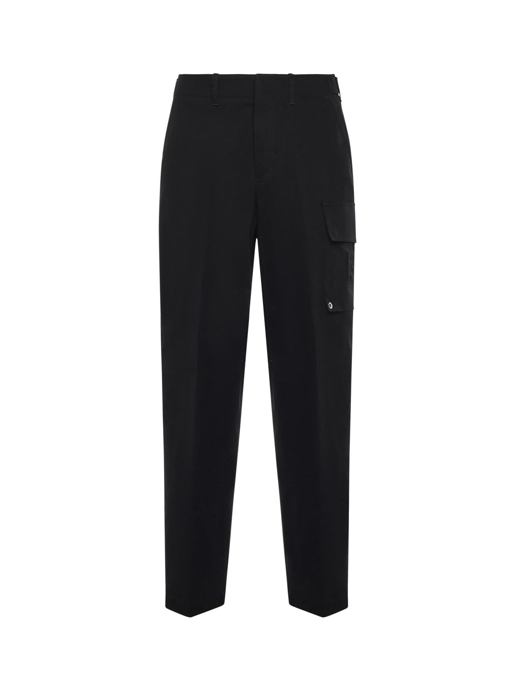 Pantaloni In Gabardine DI Cotone Fendi – Гарантія оригінальності – боковий вид